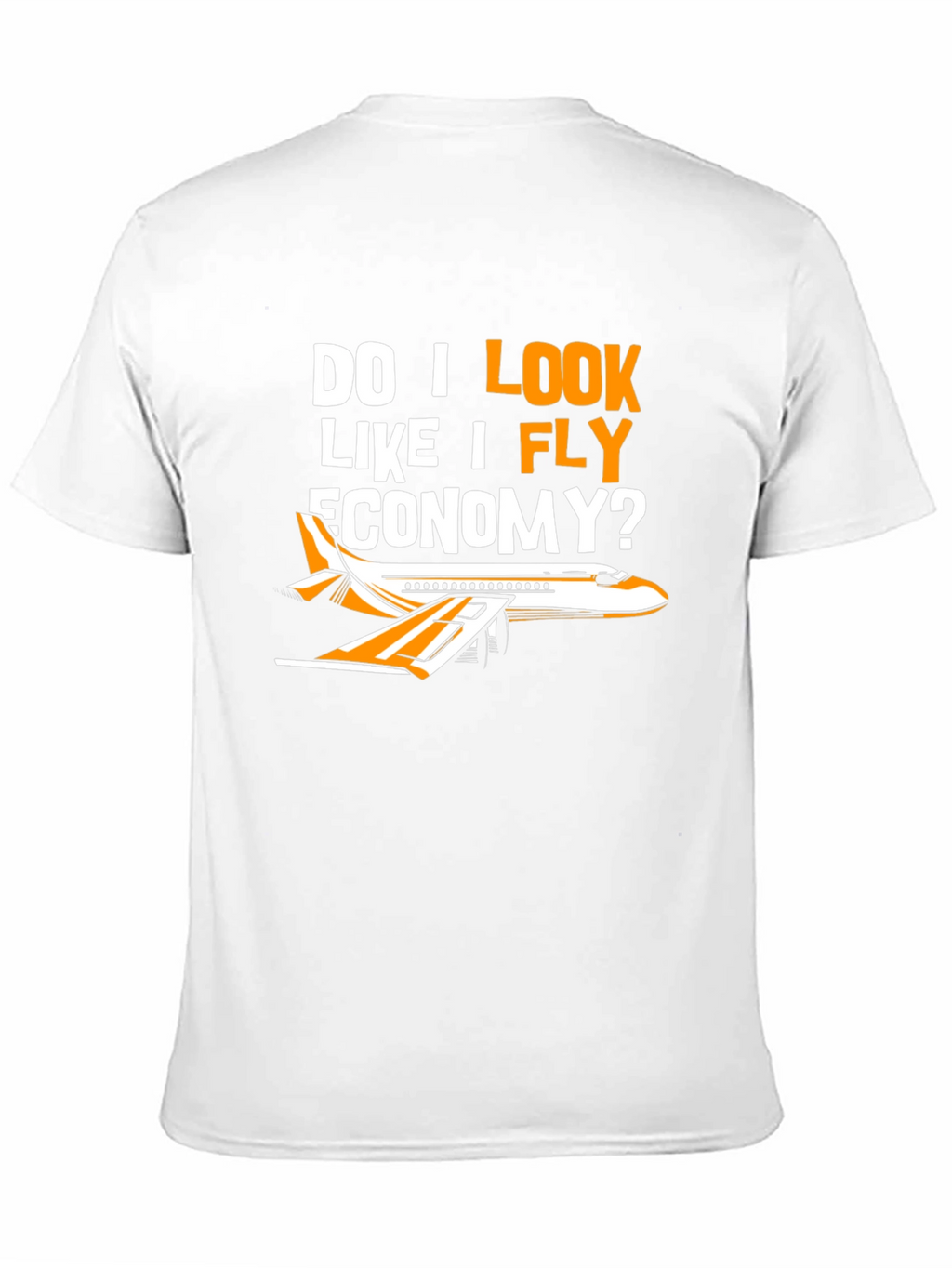 Fly Economy T-Shirt - Airplane Design