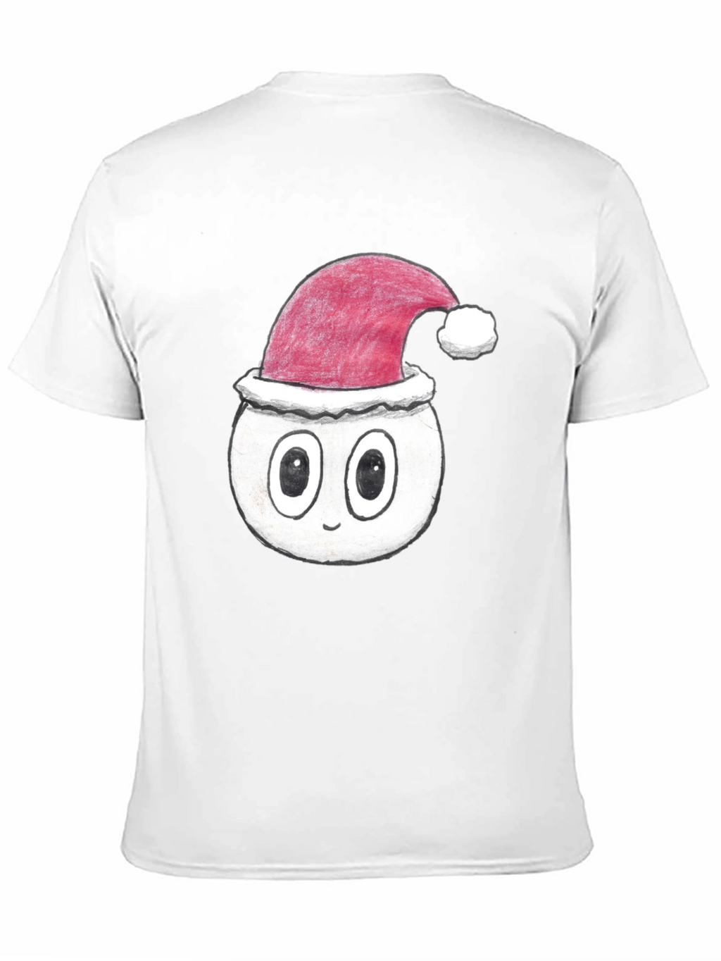 Festive Cartoon Face T-Shirt - Holiday Style
