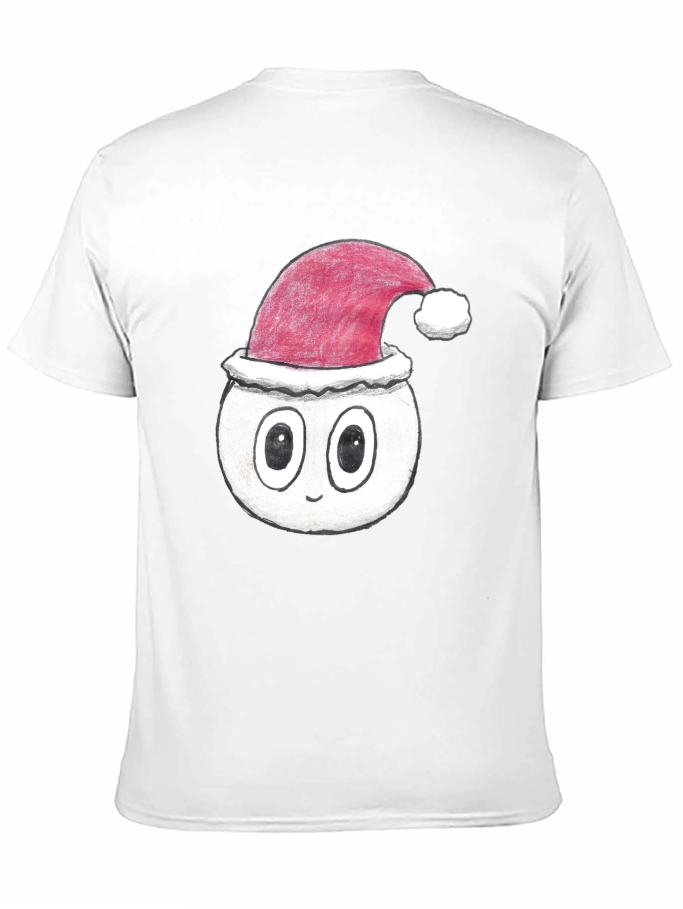 Festive Cartoon Face T-Shirt - Holiday Style