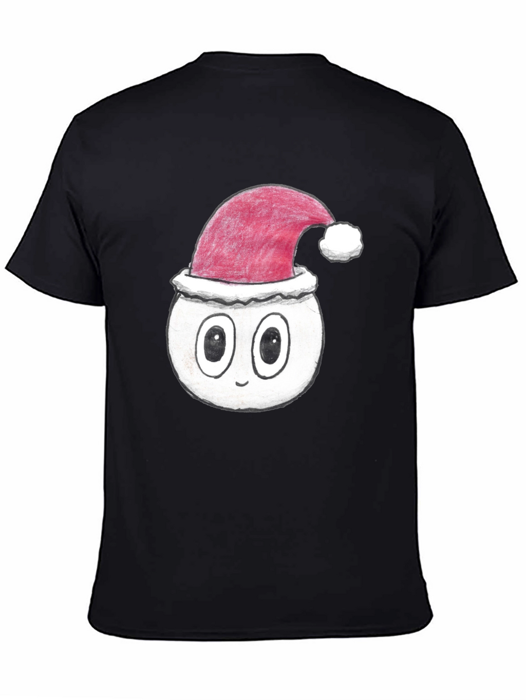 Festive Cartoon Face T-Shirt - Holiday Style