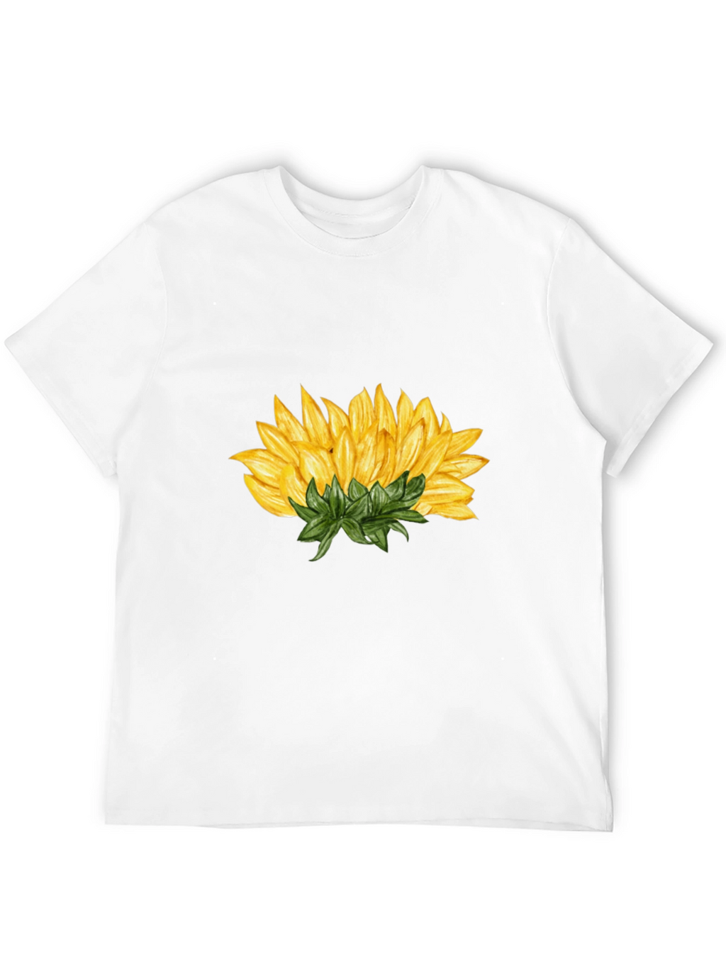Sunflower Graphic Black T-Shirt