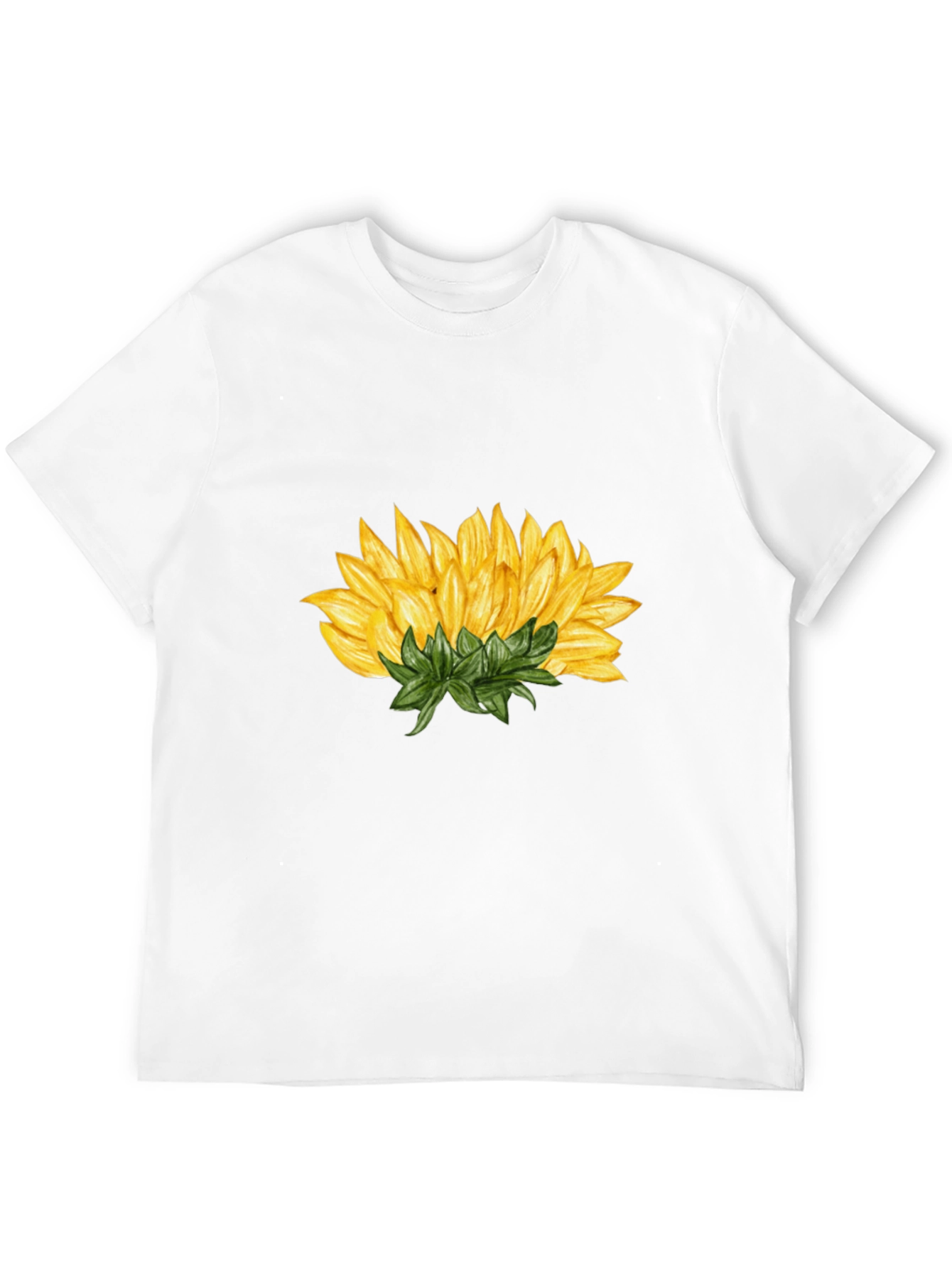 Sunflower Graphic Black T-Shirt