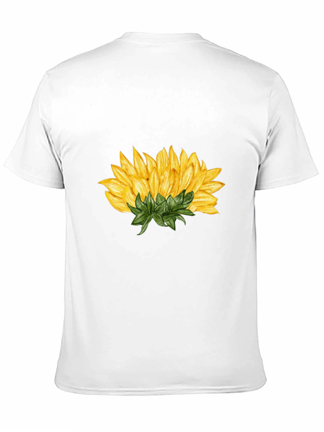 Sunflower Graphic Black T-Shirt