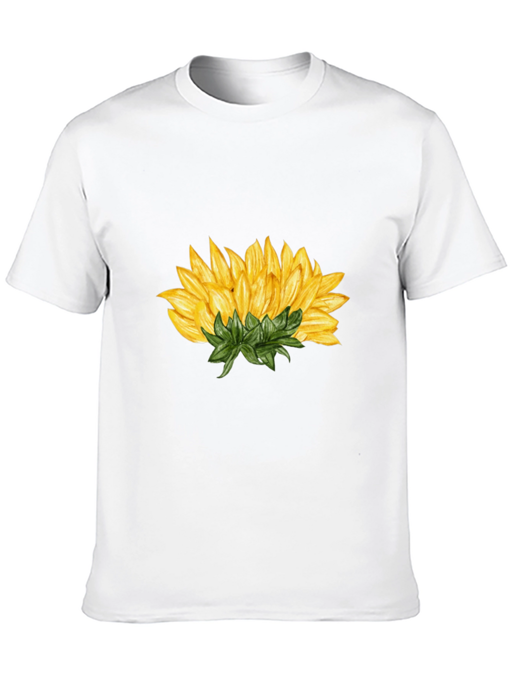 Sunflower Graphic Black T-Shirt
