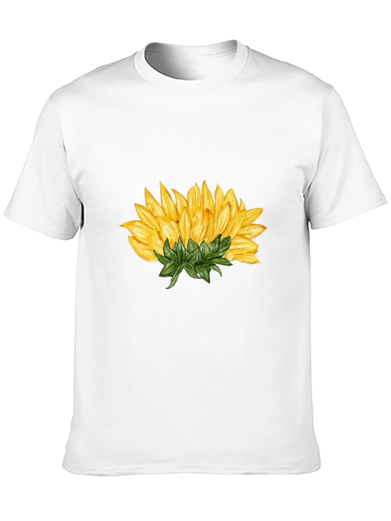 Sunflower Graphic Black T-Shirt