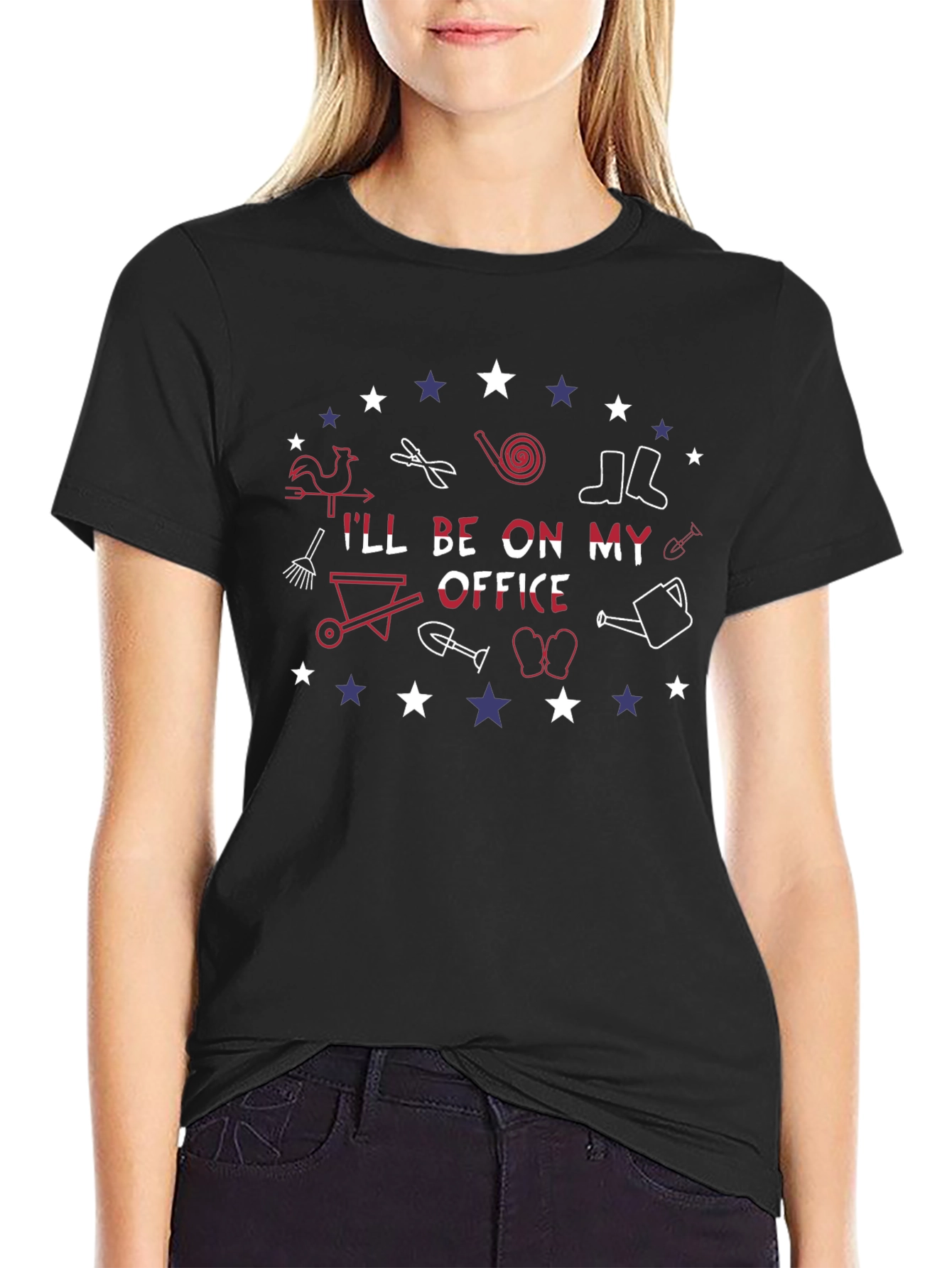 Gardening Office Graphic T-Shirt