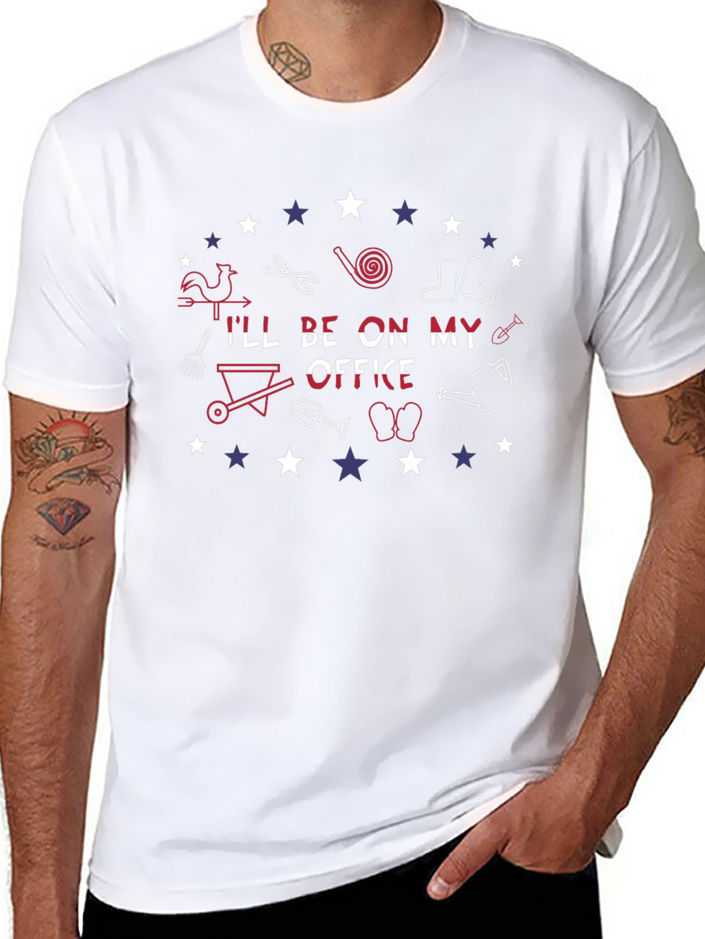 Gardening Office Graphic T-Shirt