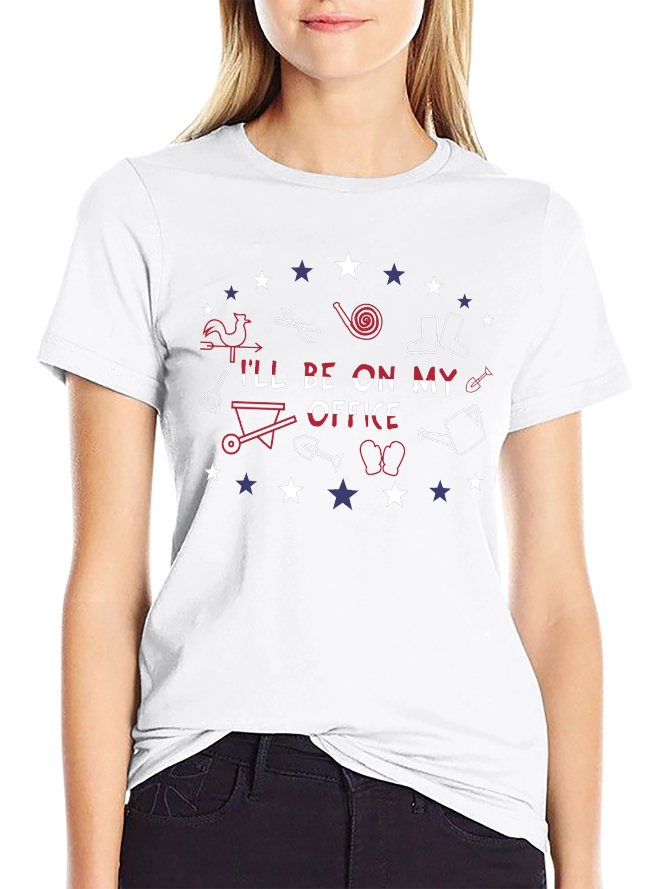 Gardening Office Graphic T-Shirt