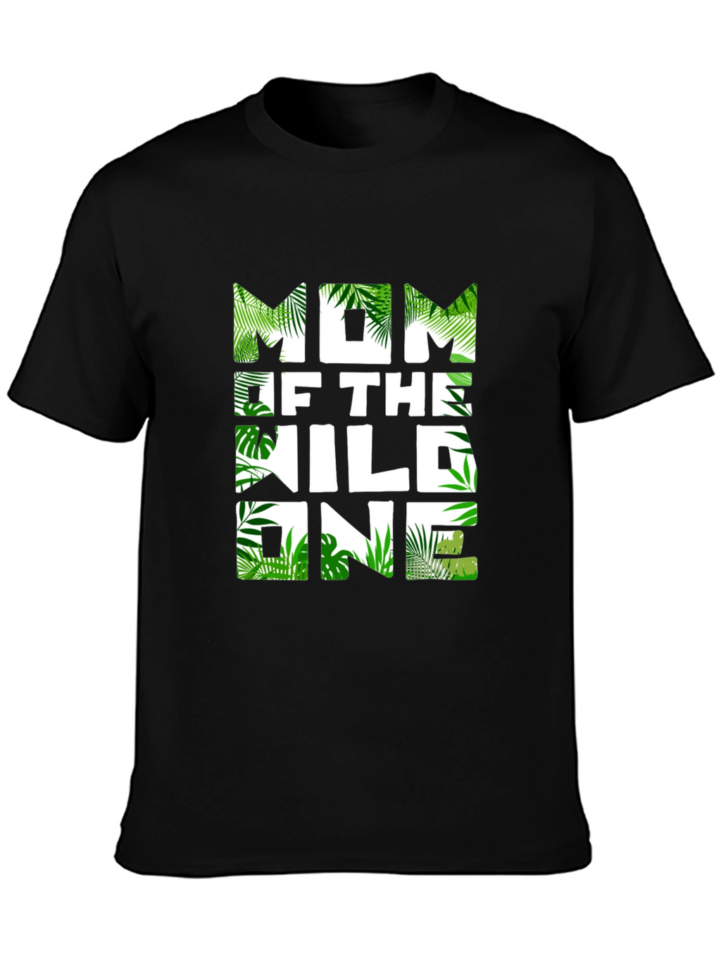 Mom of The Wild One Jungle Theme T-Shirt