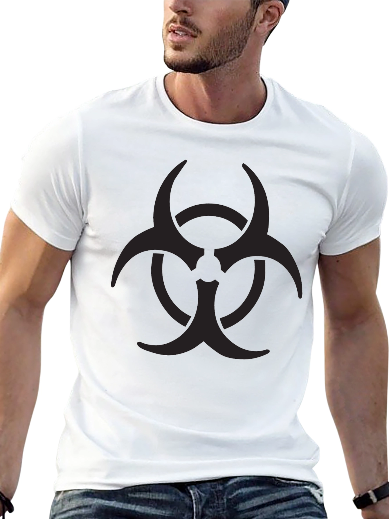 Biohazard Symbol Black T-Shirt