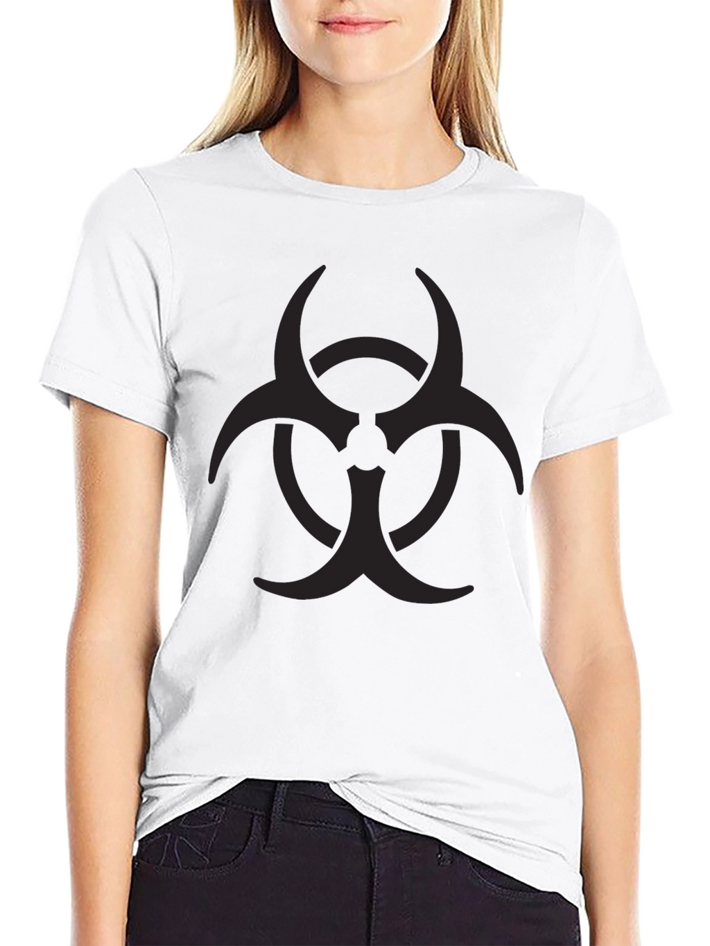 Biohazard Symbol Black T-Shirt