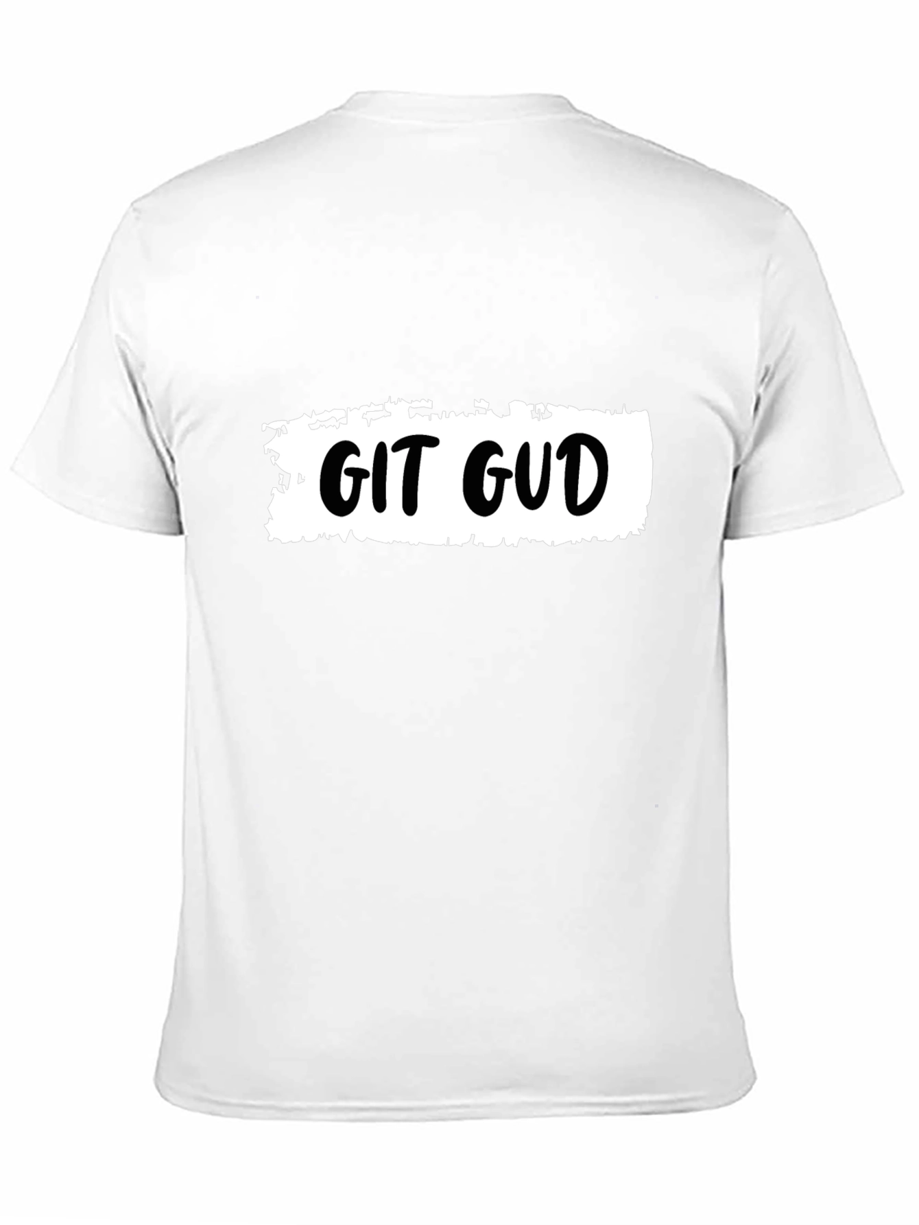 Git Gud T-Shirt - Black Cotton Tee for Coders