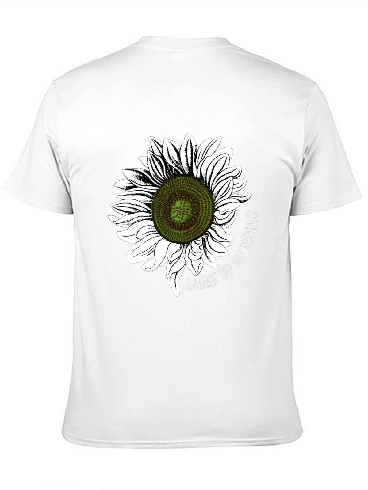 Sunflower Graphic T-Shirt - Light Up My World Black Tee