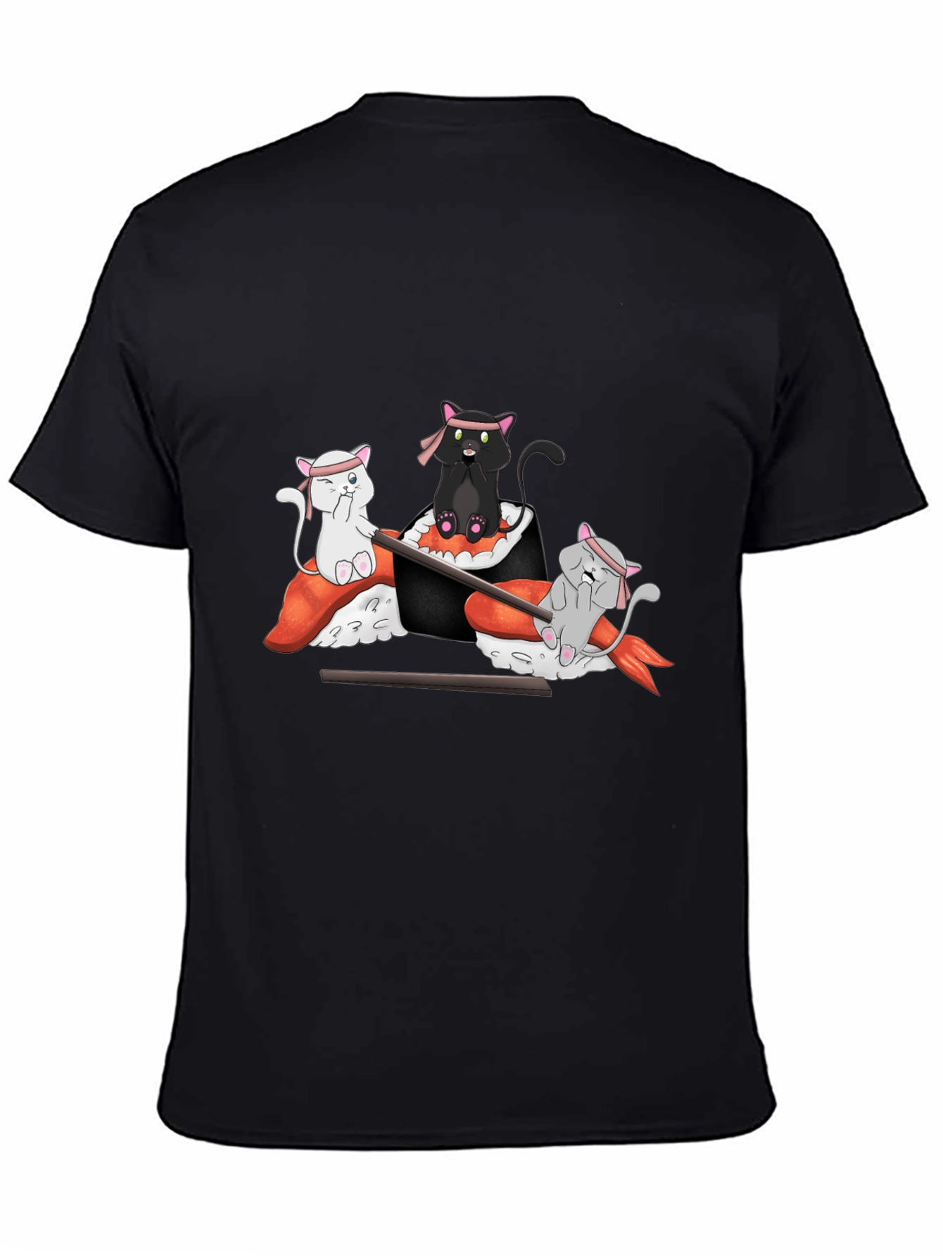Sushi Cat T-Shirt: Cute Anime Design