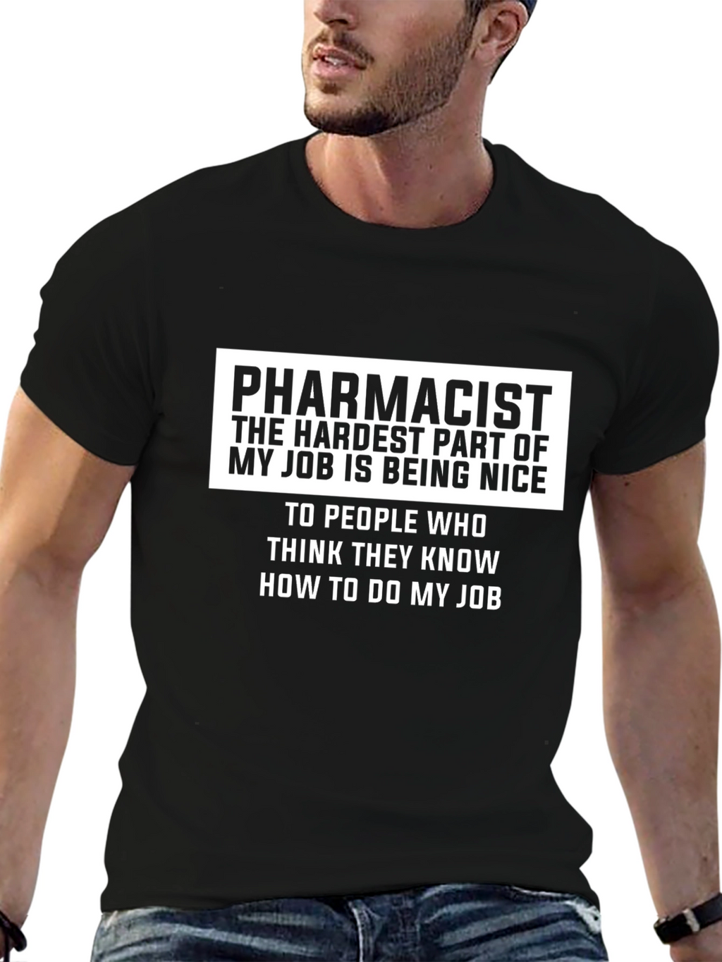 Pharmacist Job Humor Graphic T-Shirt