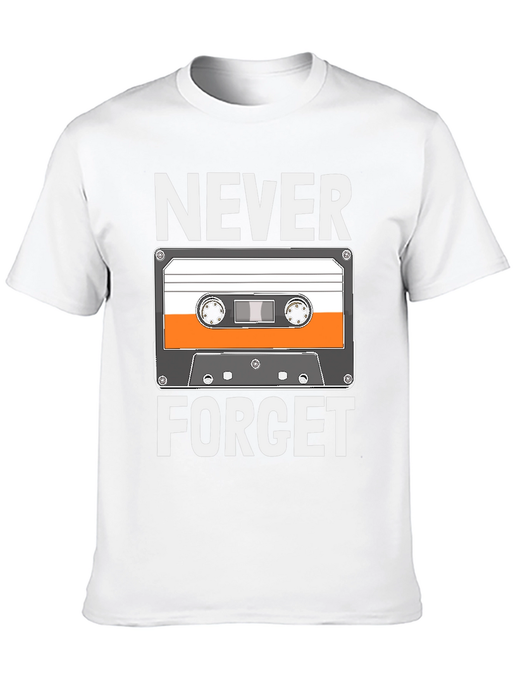 Retro Cassette Tape T-Shirt - Never Forget