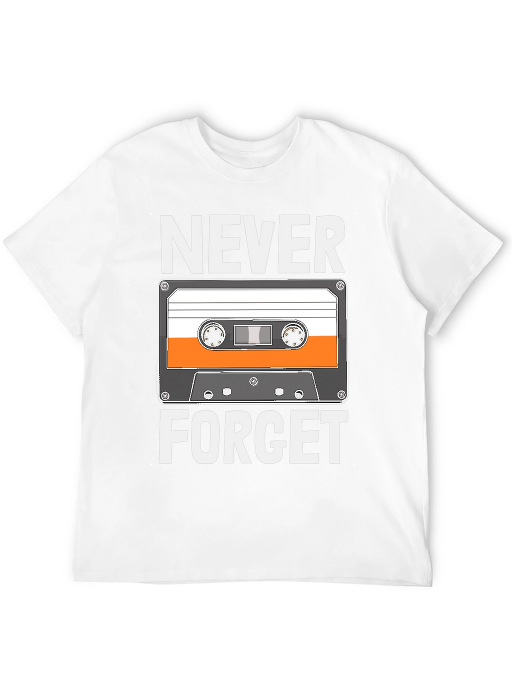 Retro Cassette Tape T-Shirt - Never Forget