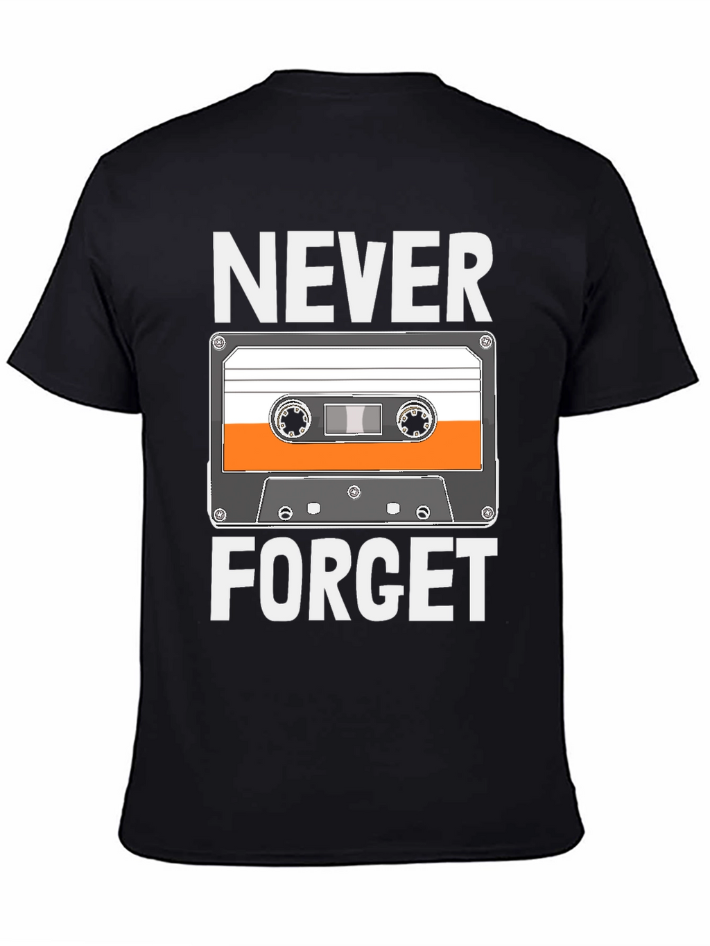 Retro Cassette Tape T-Shirt - Never Forget