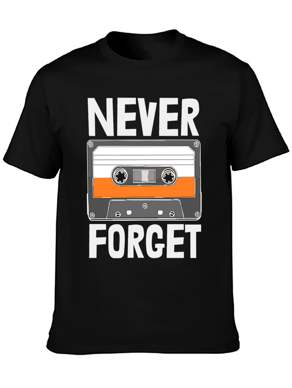 Retro Cassette Tape T-Shirt - Never Forget