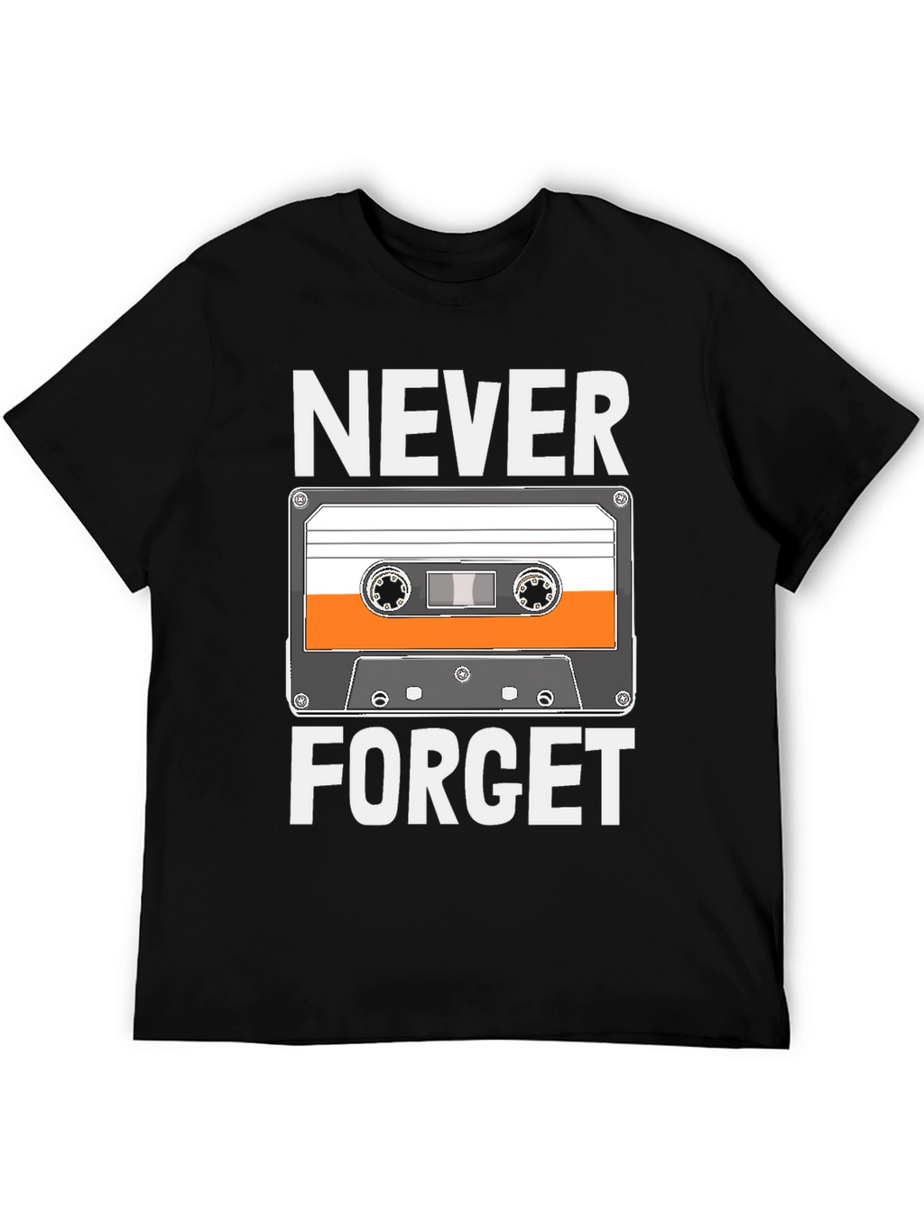 Retro Cassette Tape T-Shirt - Never Forget