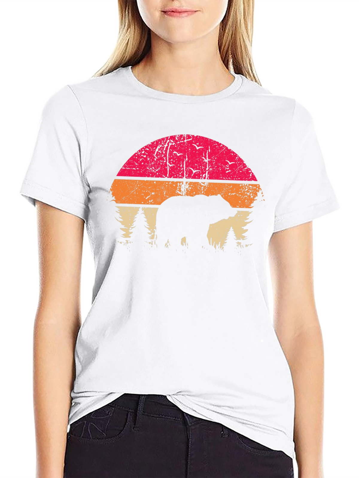 Vintage Bear Sunset T-Shirt