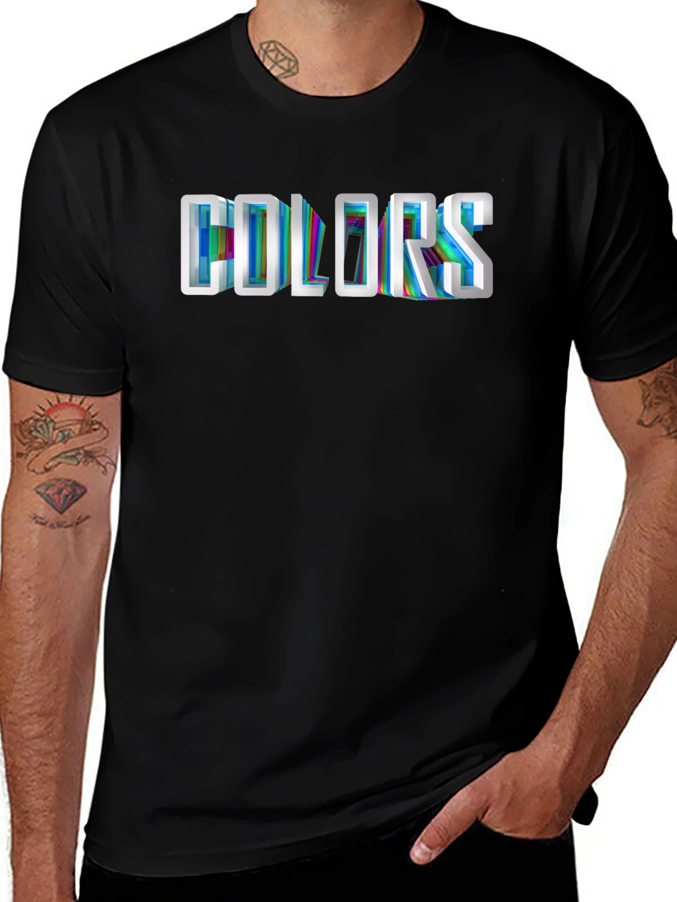 Colors Graphic T-Shirt - Bold Statement Tee