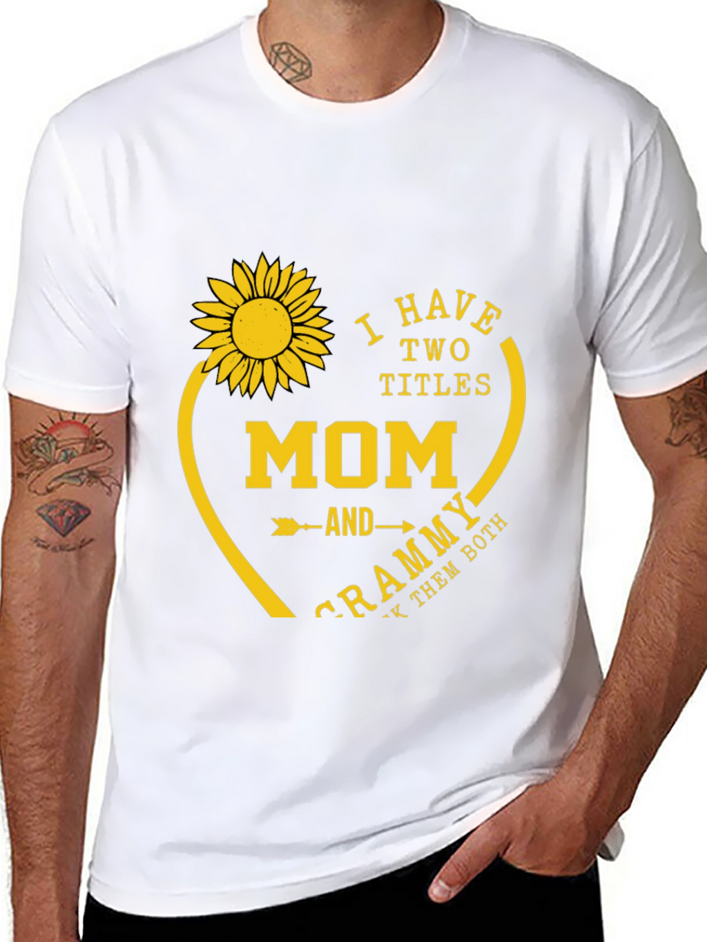 Mom & Grammy Sunflower Graphic Tee