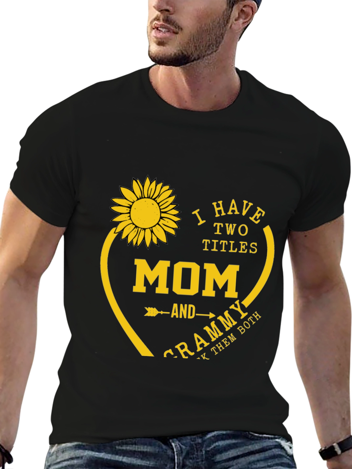 Mom & Grammy Sunflower Graphic Tee