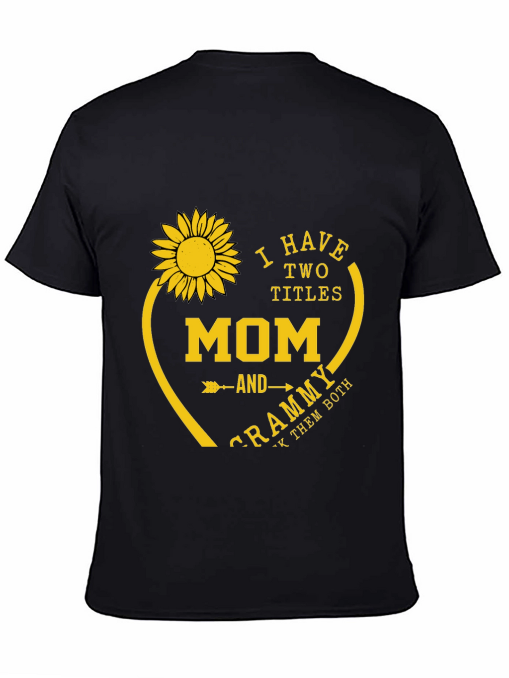 Mom & Grammy Sunflower Graphic Tee