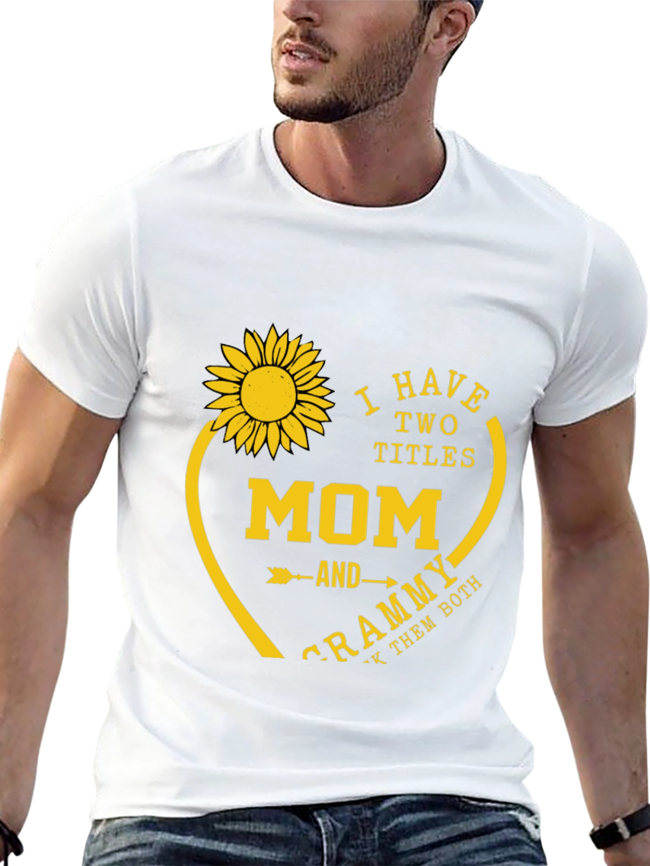 Mom & Grammy Sunflower Graphic Tee