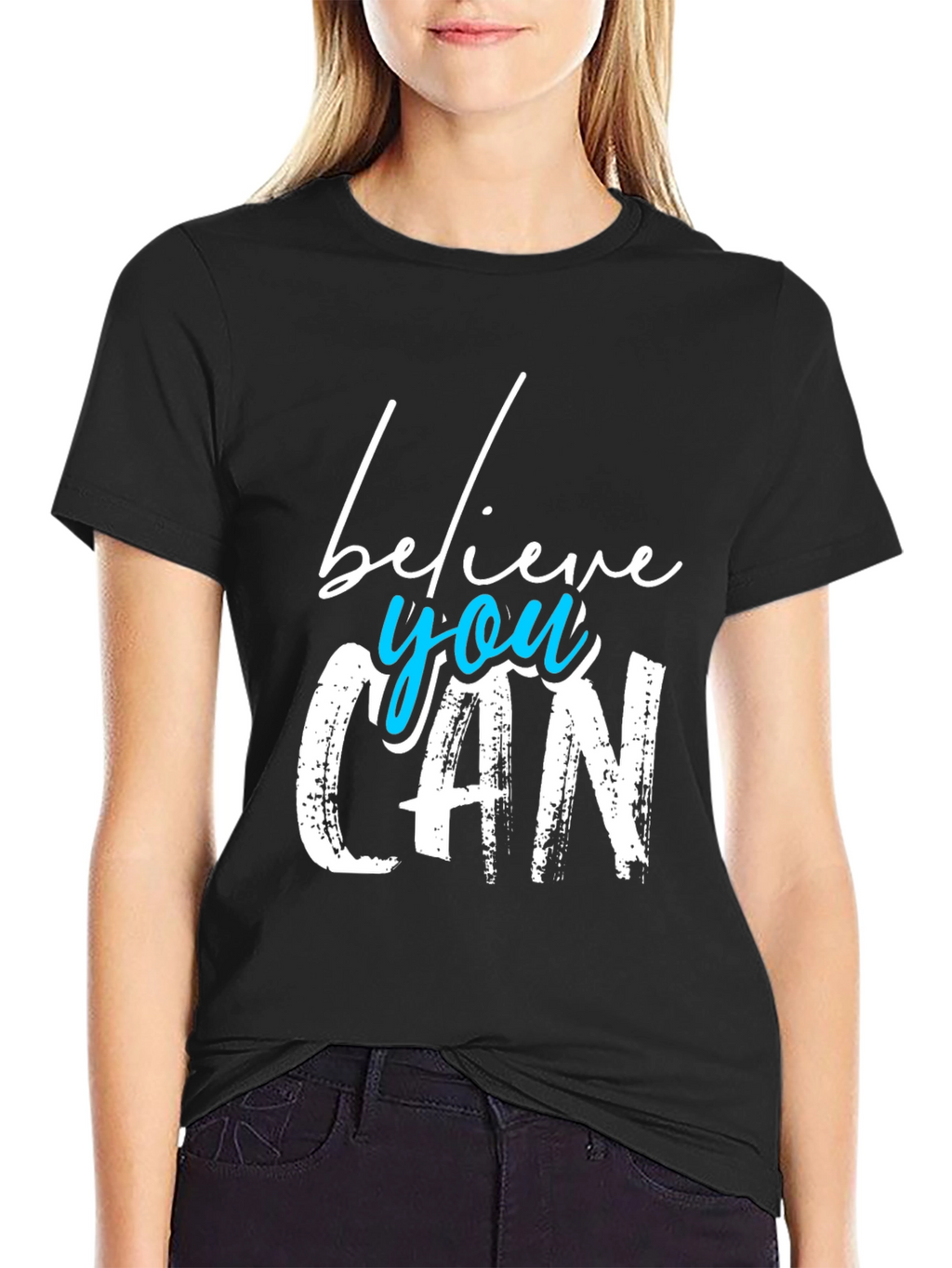 Believe You Can Graphic T-Shirt - Motivational Tee