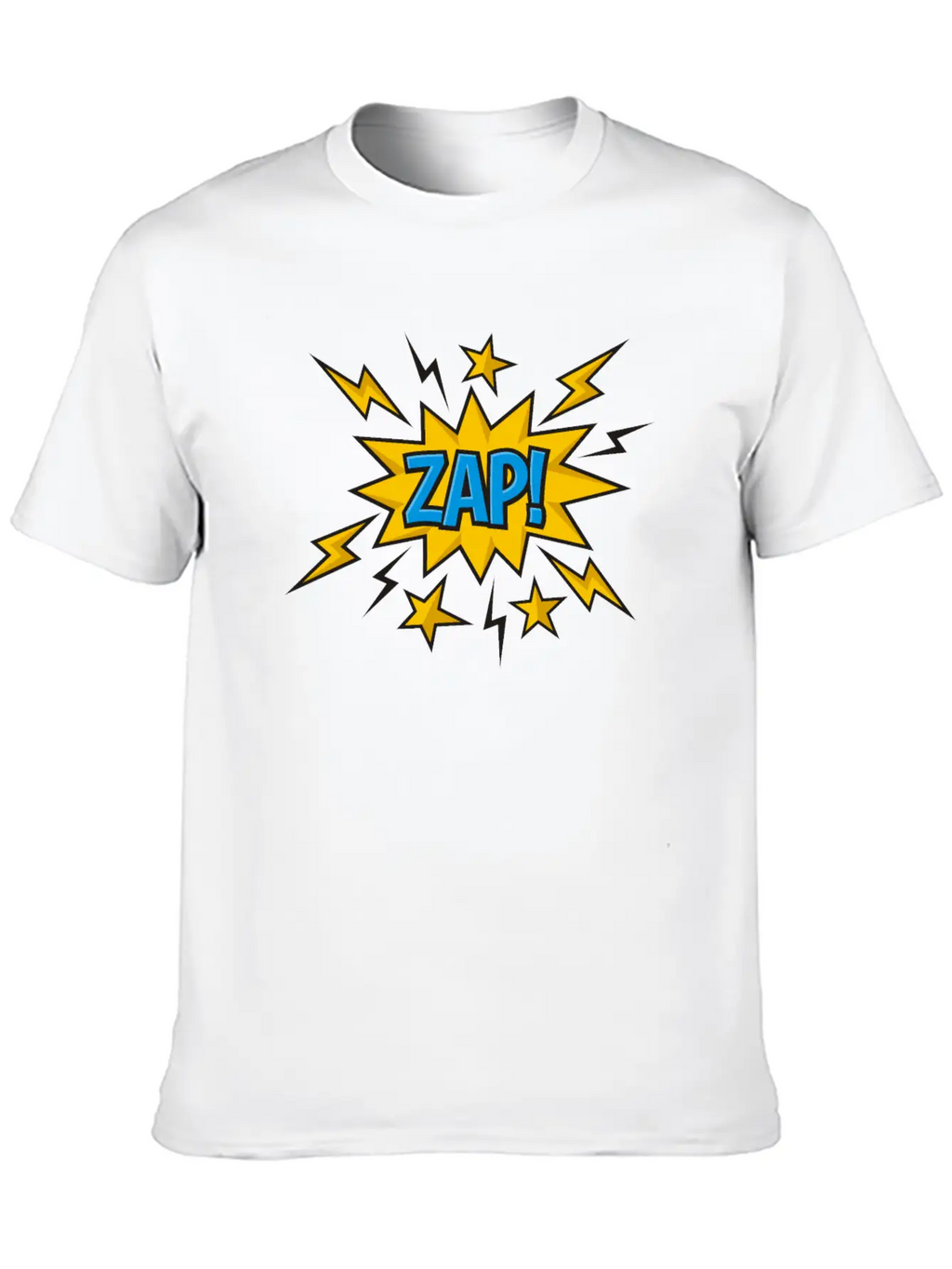 Zap Comic Sound Effect Timeless Short Sleeve Tee – Comfy And Minimalist Design