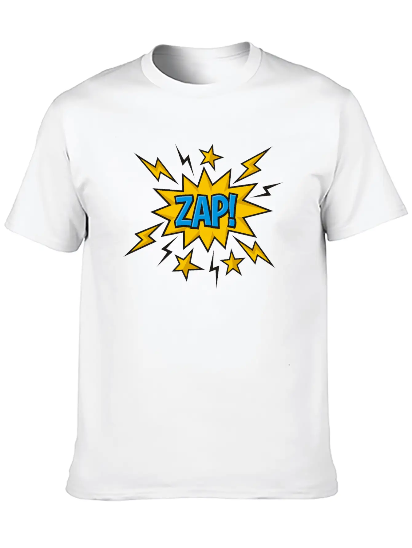 Zap Comic Sound Effect Timeless Short Sleeve Tee – Comfy And Minimalist Design