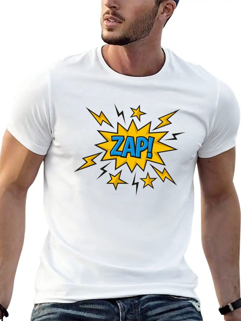 Zap Comic Sound Effect Timeless Short Sleeve Tee – Comfy And Minimalist Design
