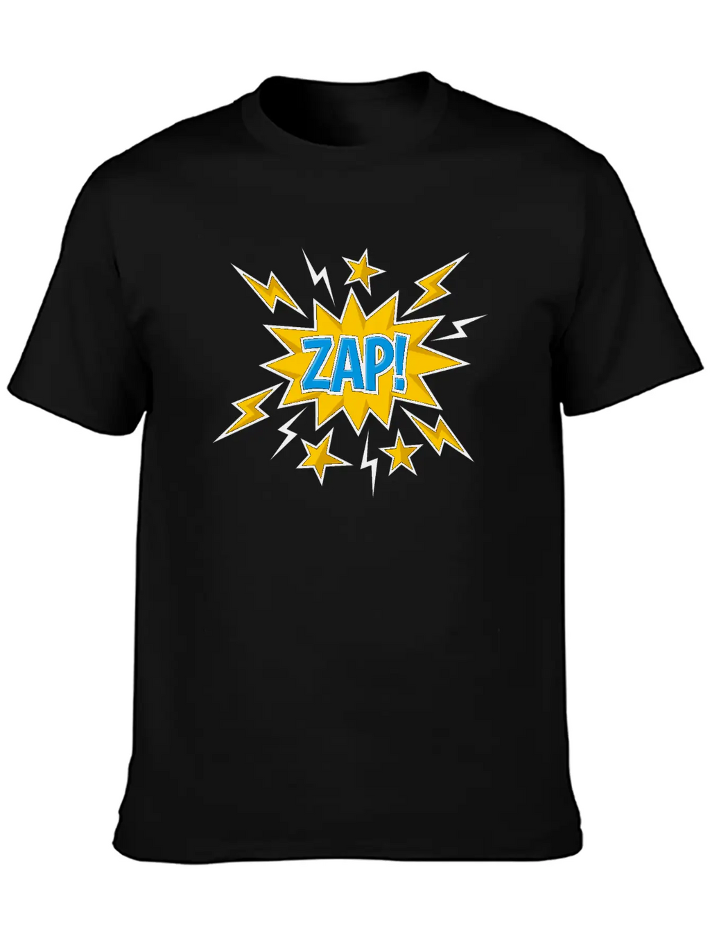 Zap Comic Sound Effect Timeless Short Sleeve Tee – Comfy And Minimalist Design