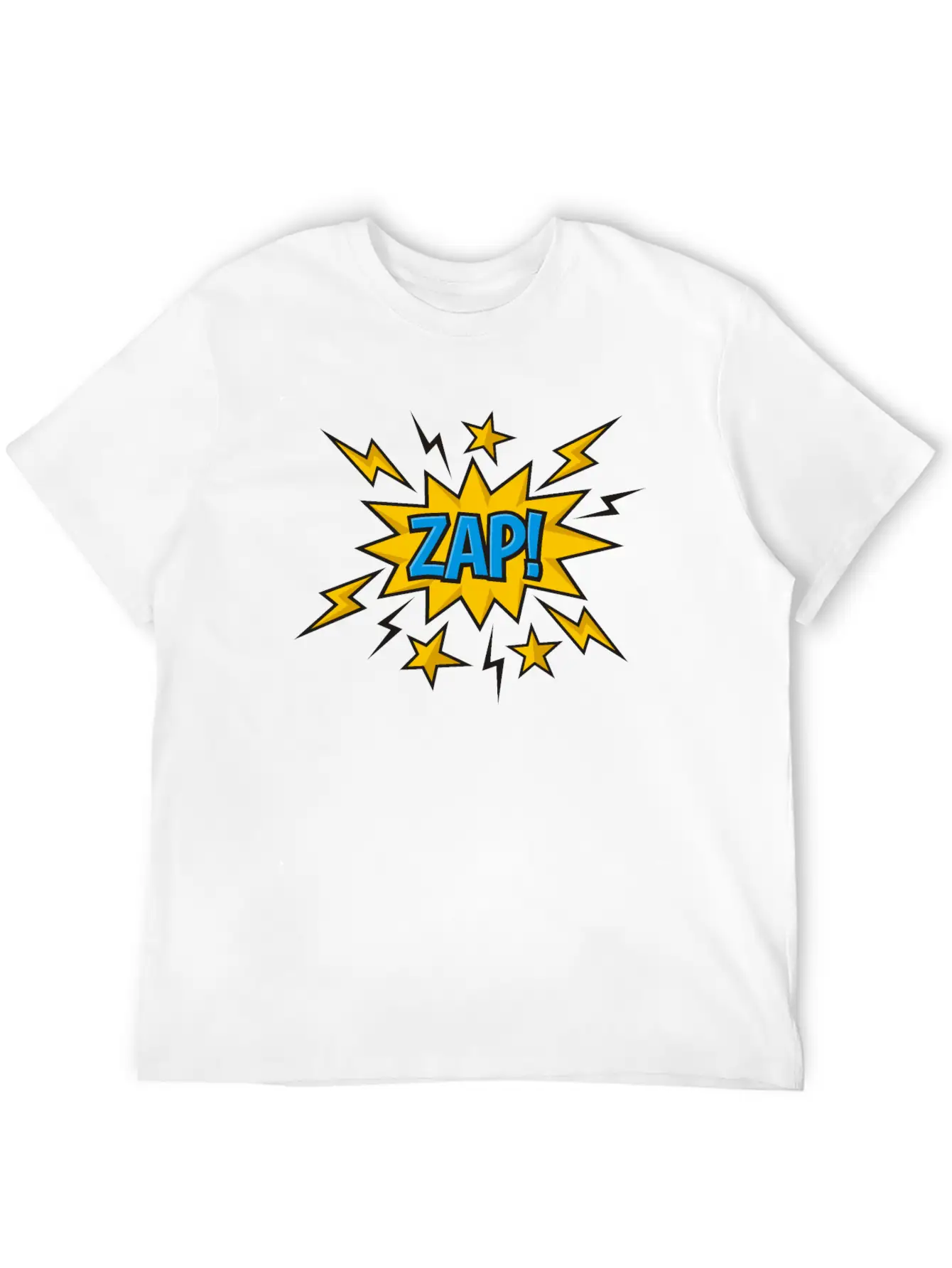 Zap Comic Sound Effect Timeless Short Sleeve Tee – Comfy And Minimalist Design