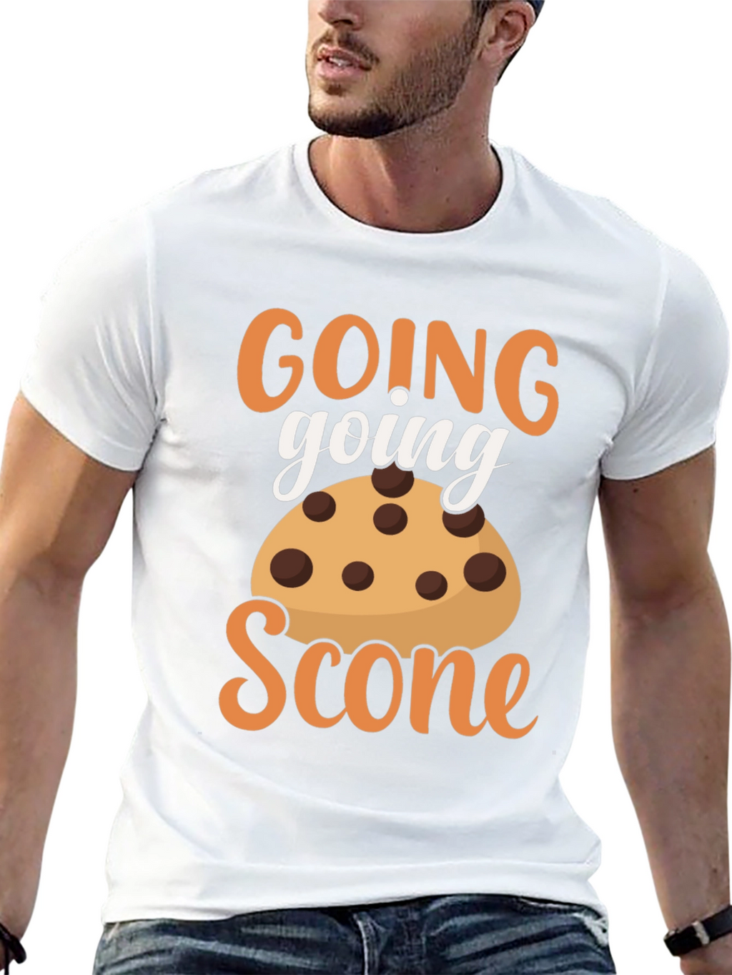 Going Going Scone Funny Graphic T-Shirt