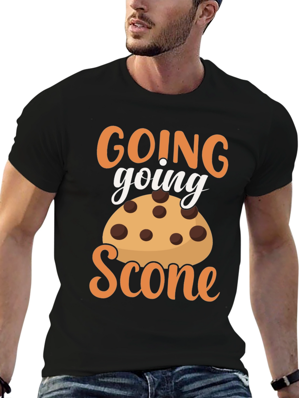 Going Going Scone Funny Graphic T-Shirt