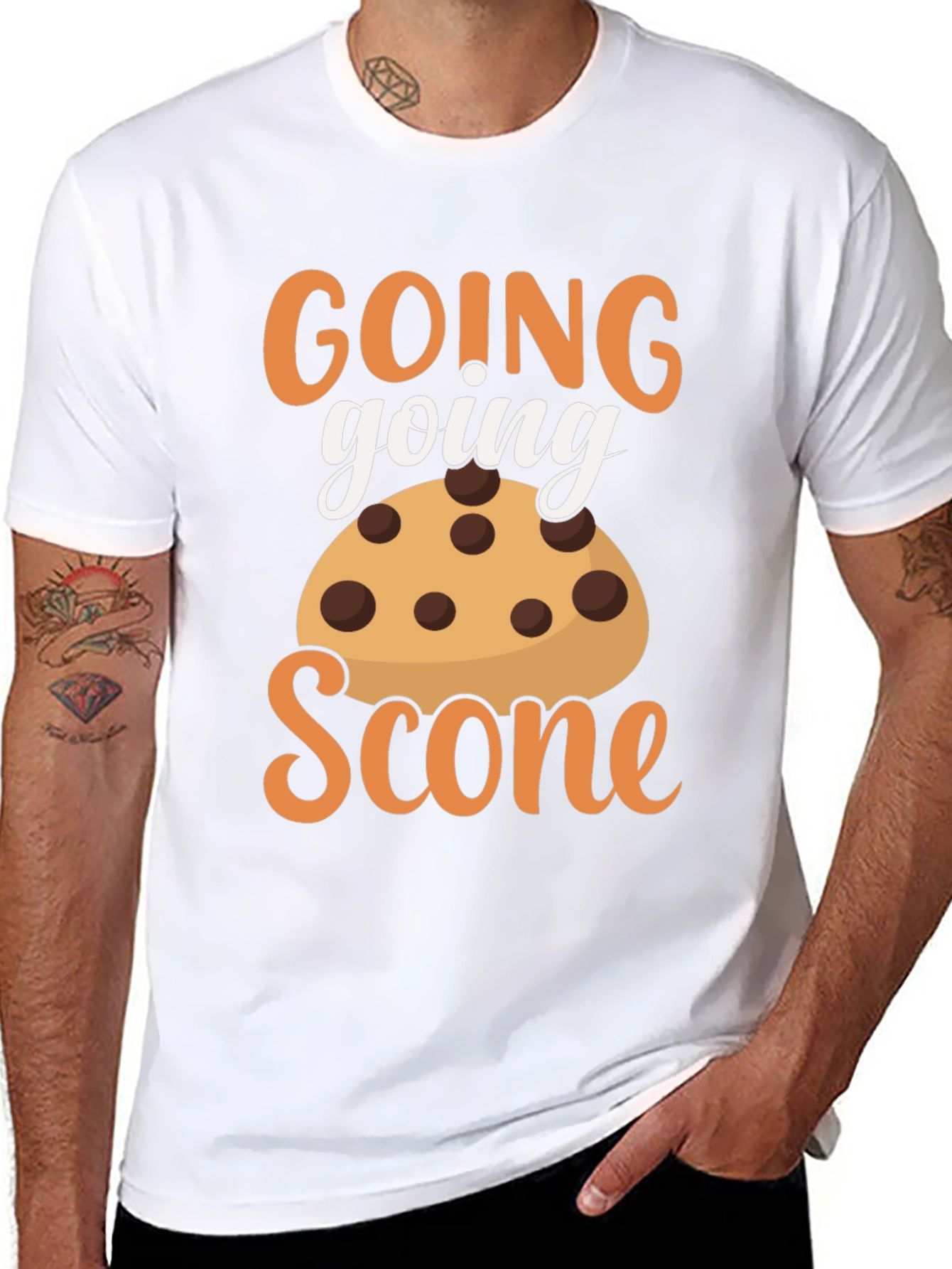 Going Going Scone Funny Graphic T-Shirt