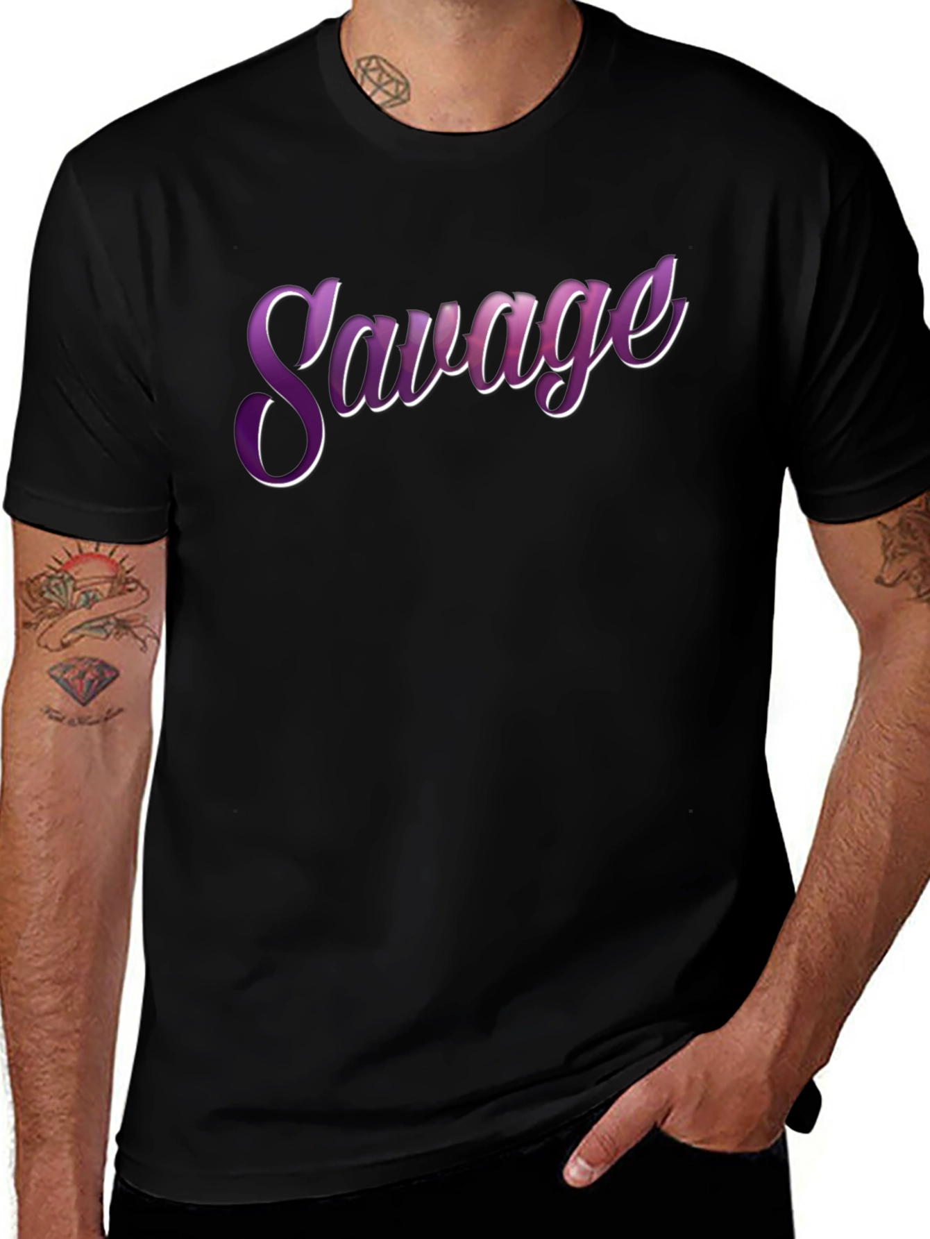 Savage Graphic Tee - Stylish Casual Wear