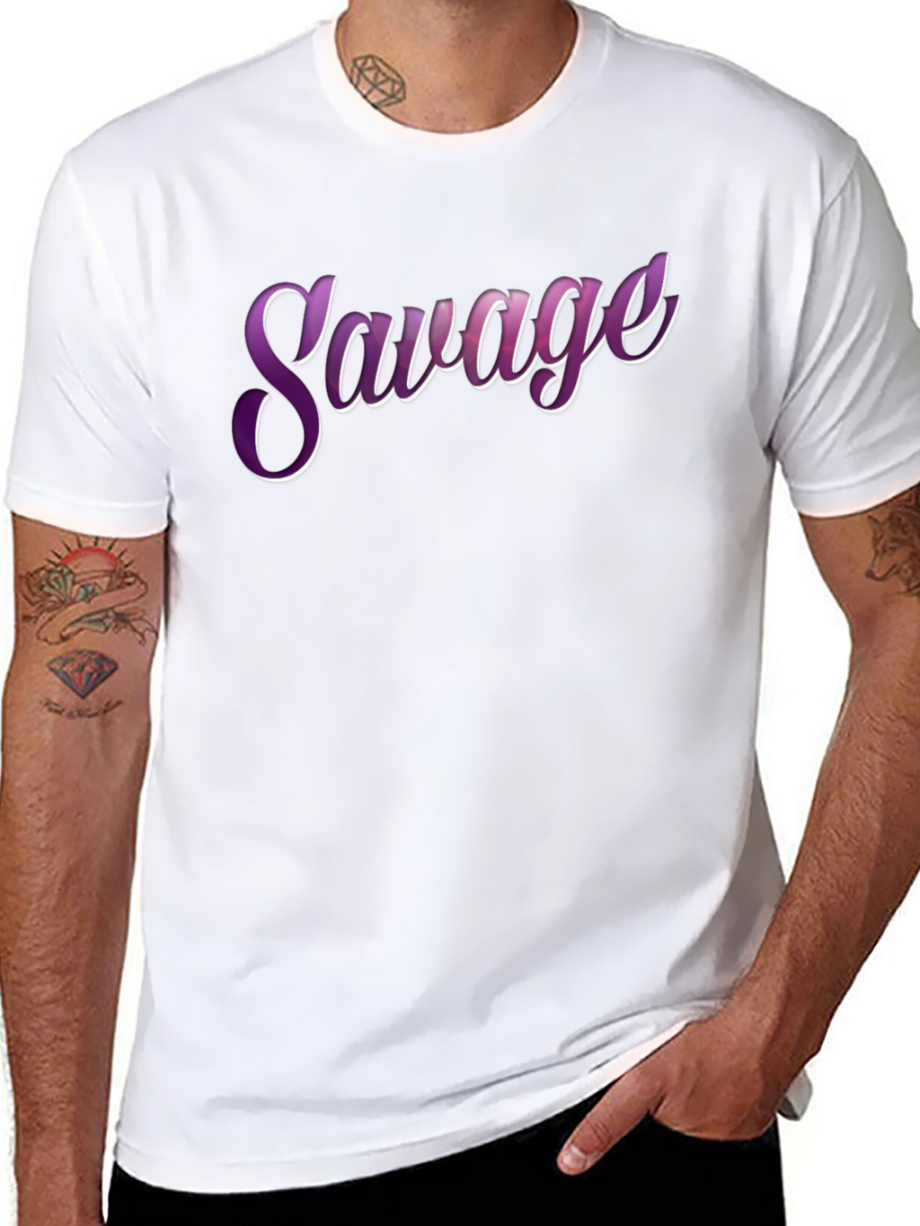 Savage Graphic Tee - Stylish Casual Wear