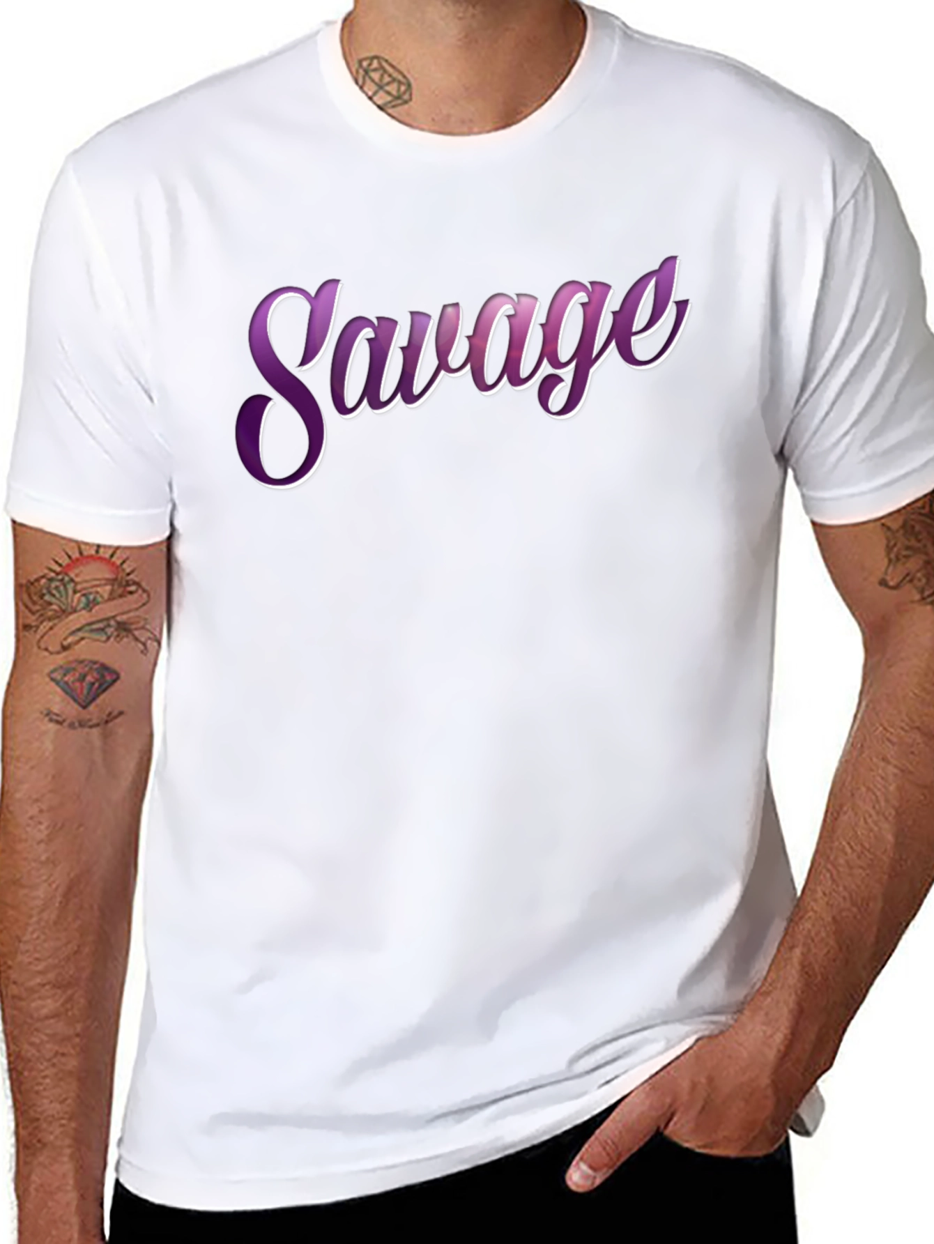 Savage Graphic Tee - Stylish Casual Wear