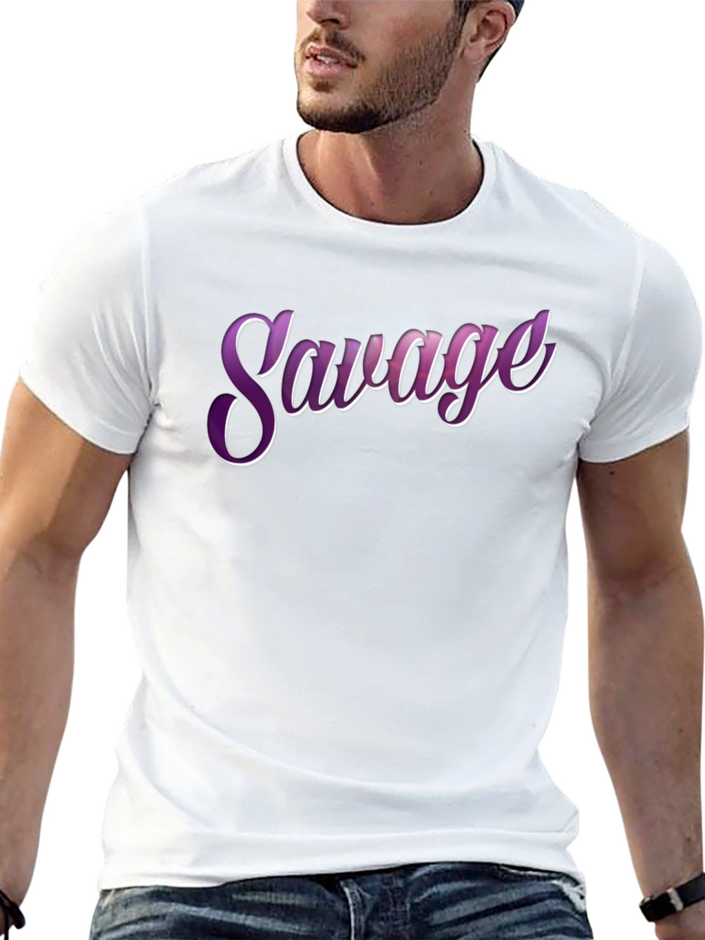 Savage Graphic Tee - Stylish Casual Wear