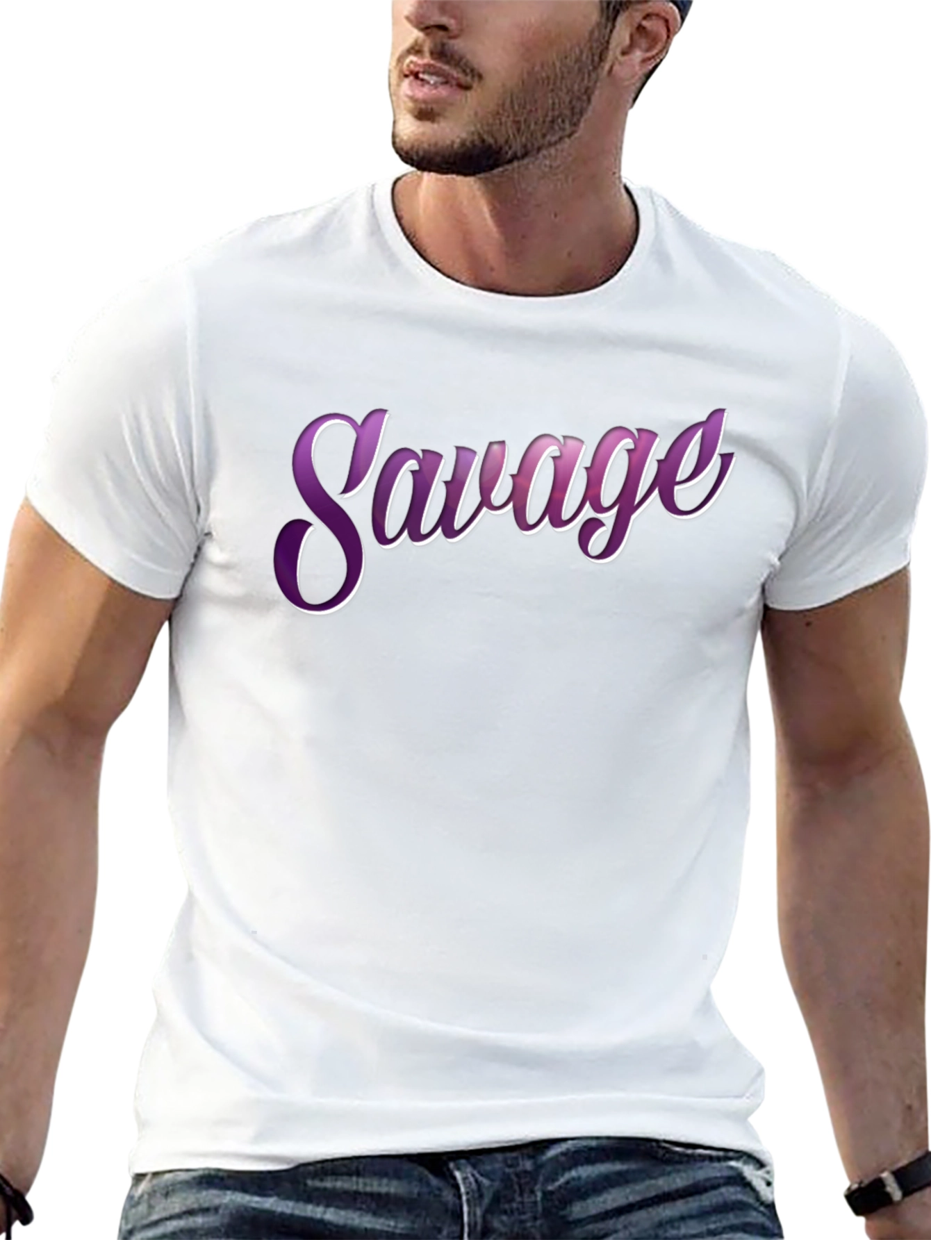 Savage Graphic Tee - Stylish Casual Wear