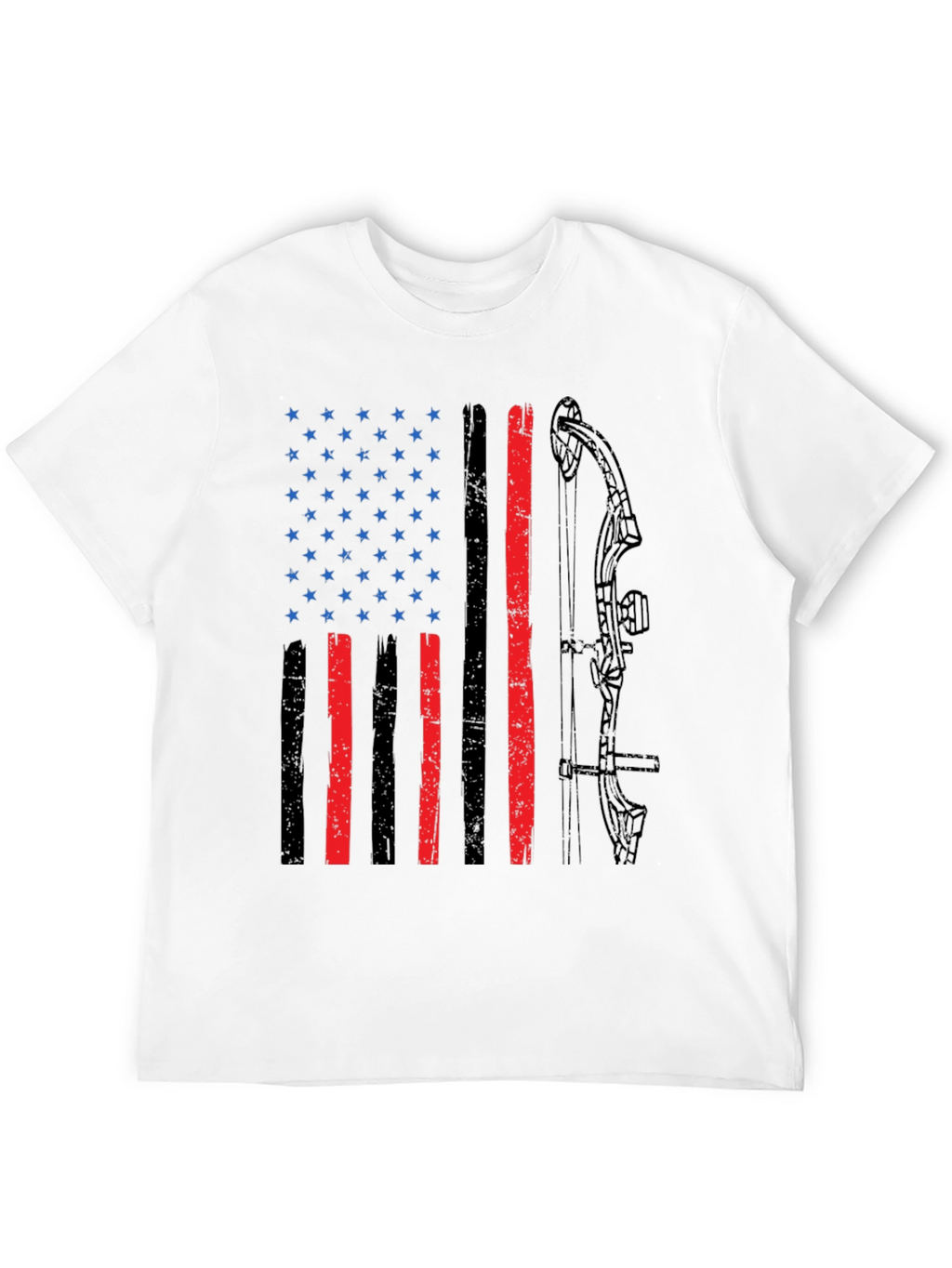 American Flag Bow Hunting T-Shirt
