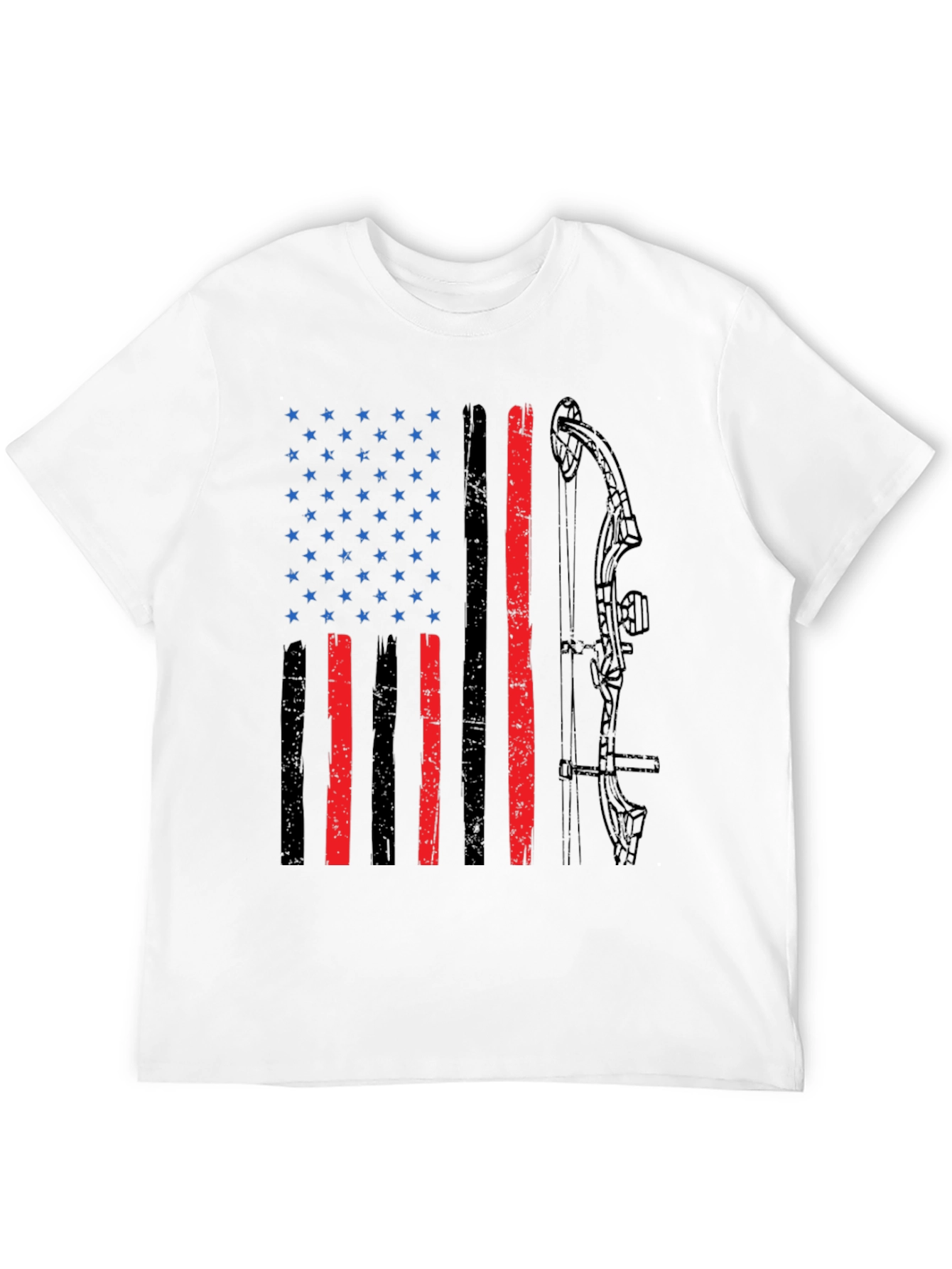 American Flag Bow Hunting T-Shirt