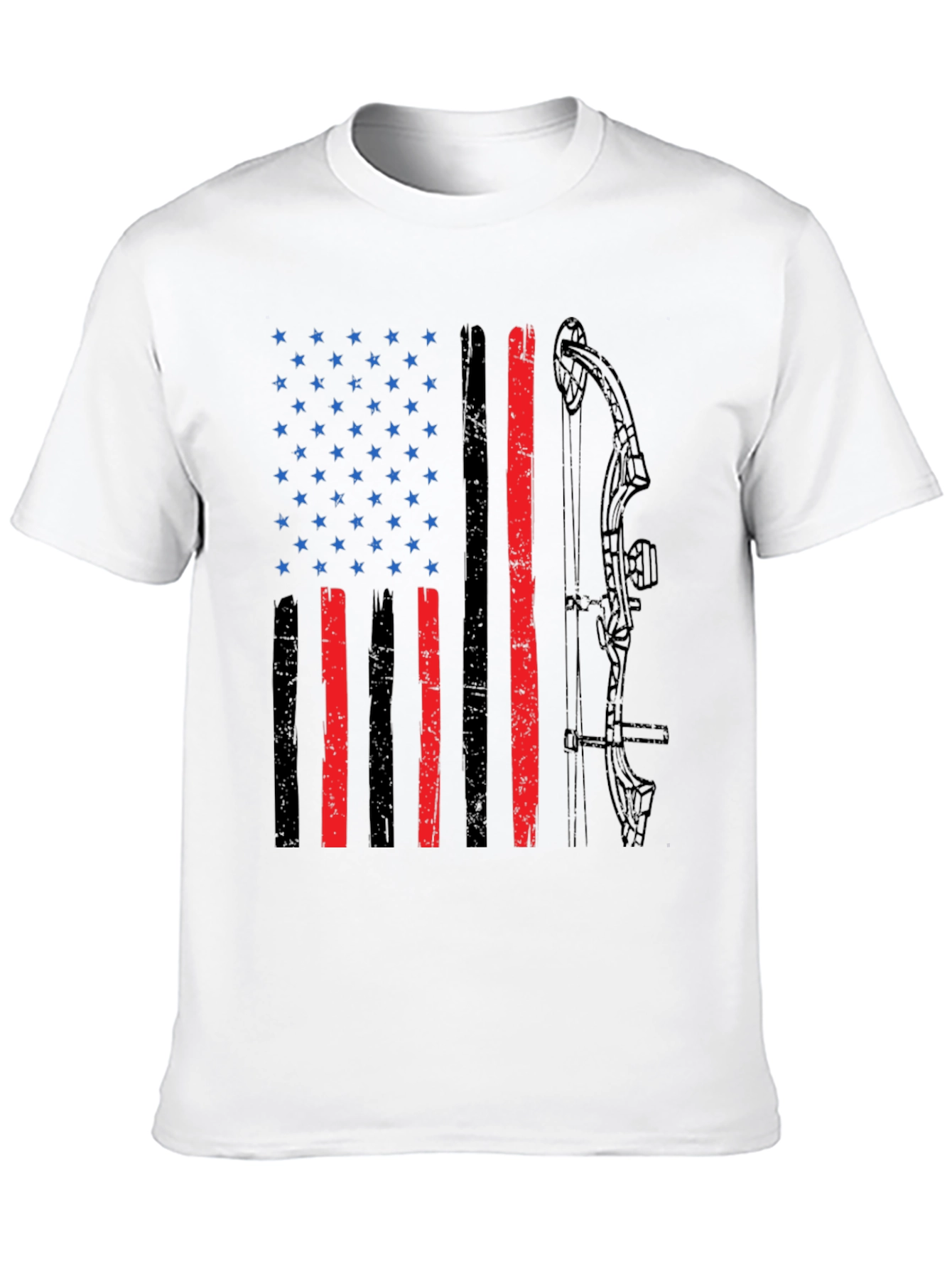 American Flag Bow Hunting T-Shirt