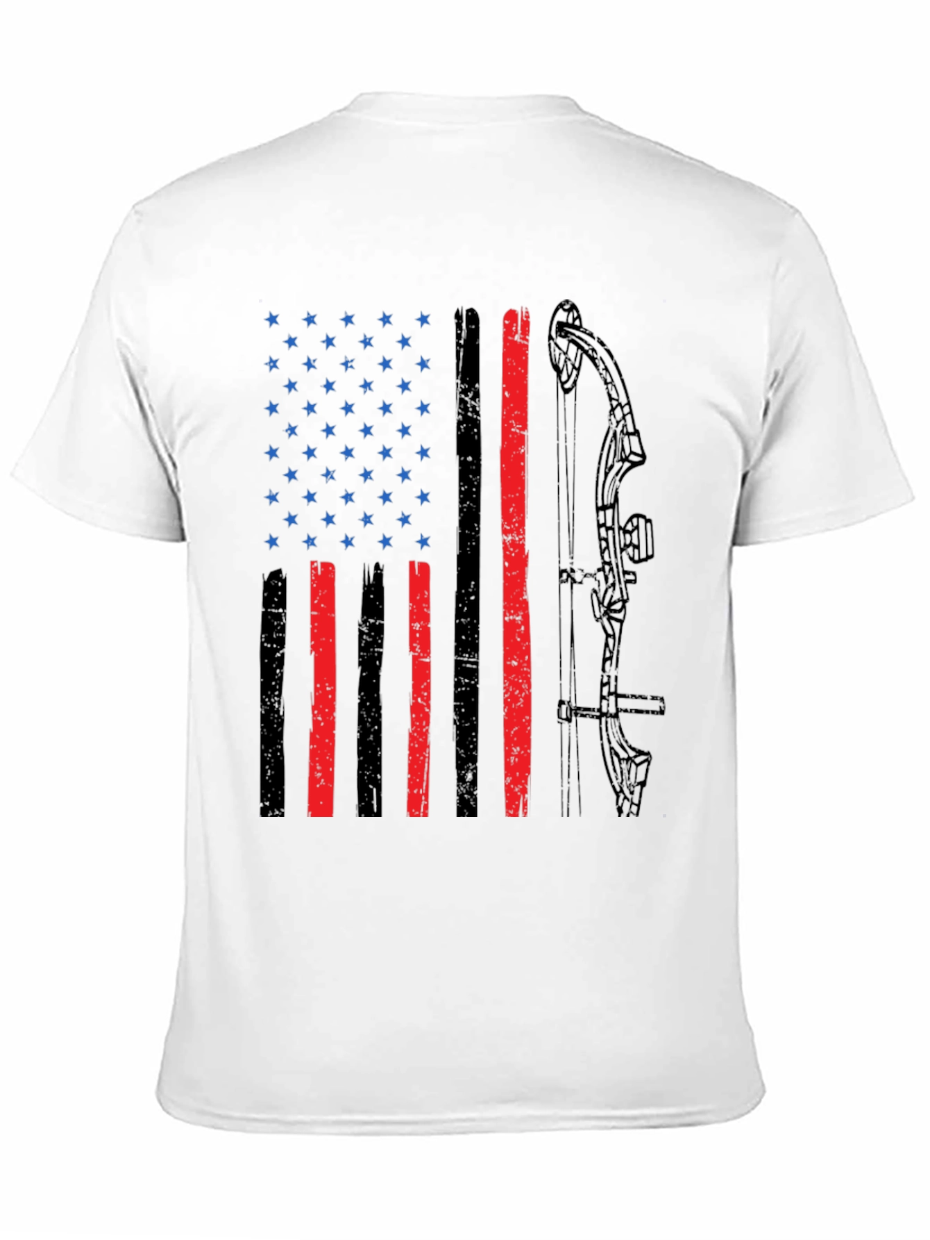 American Flag Bow Hunting T-Shirt
