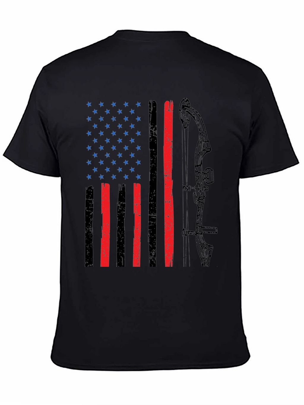 American Flag Bow Hunting T-Shirt