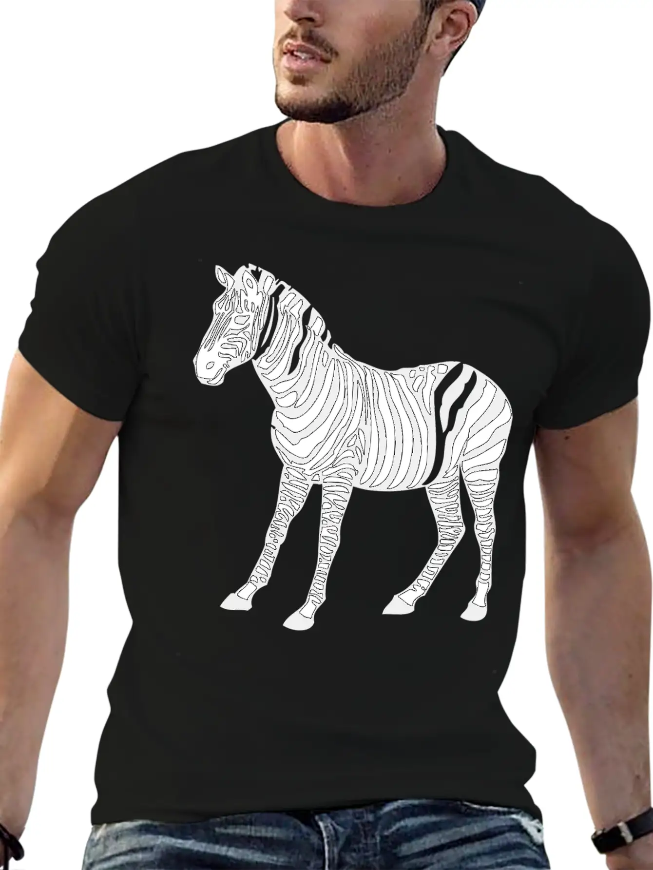 Zebra Horse Safari Serengeti Africa Afrika Pferd37 Breathable Graphic T-Shirt – Perfect For Casual Days